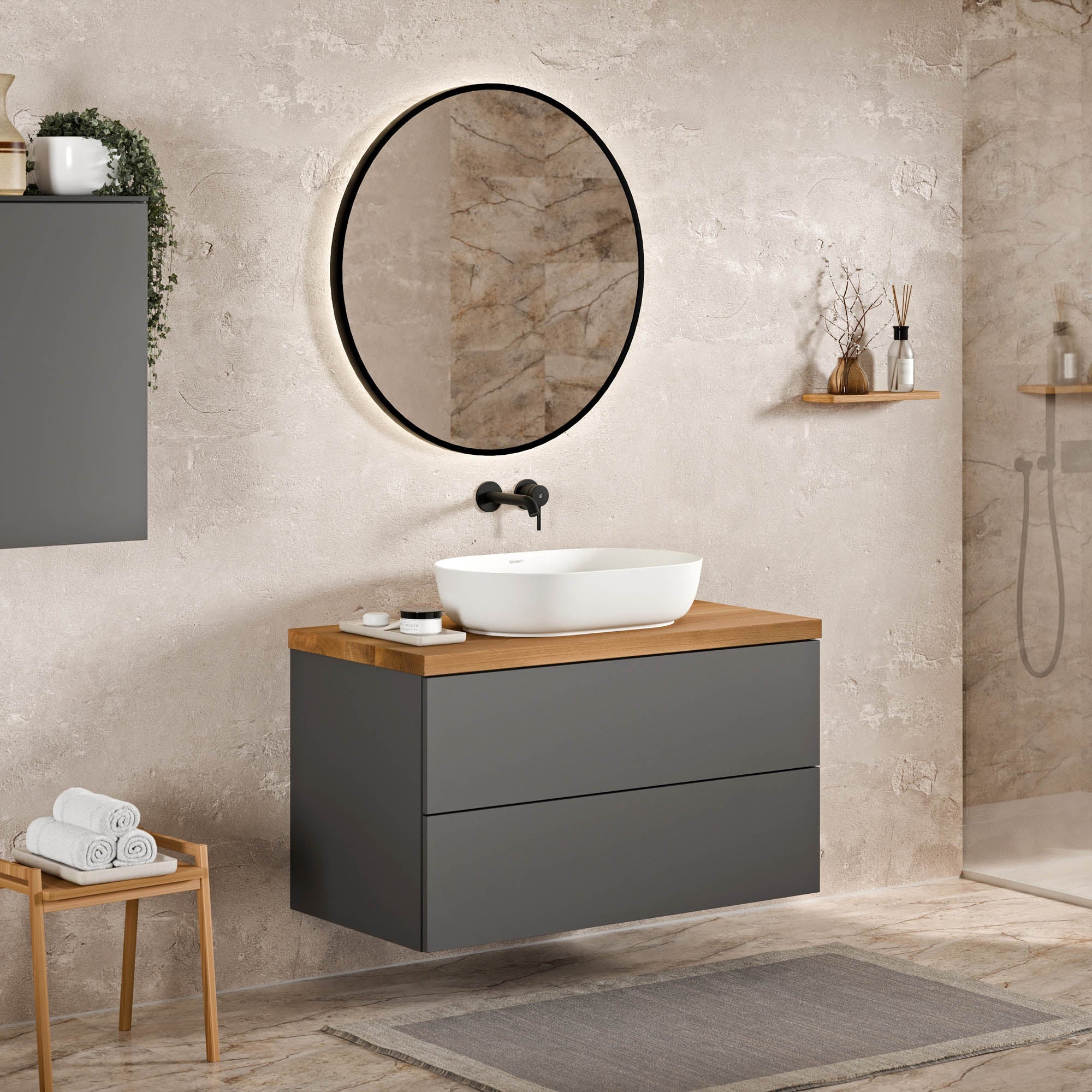 Meuble sous-lavabo JUVIA Classic 2 - de 100 cm à 160 cm