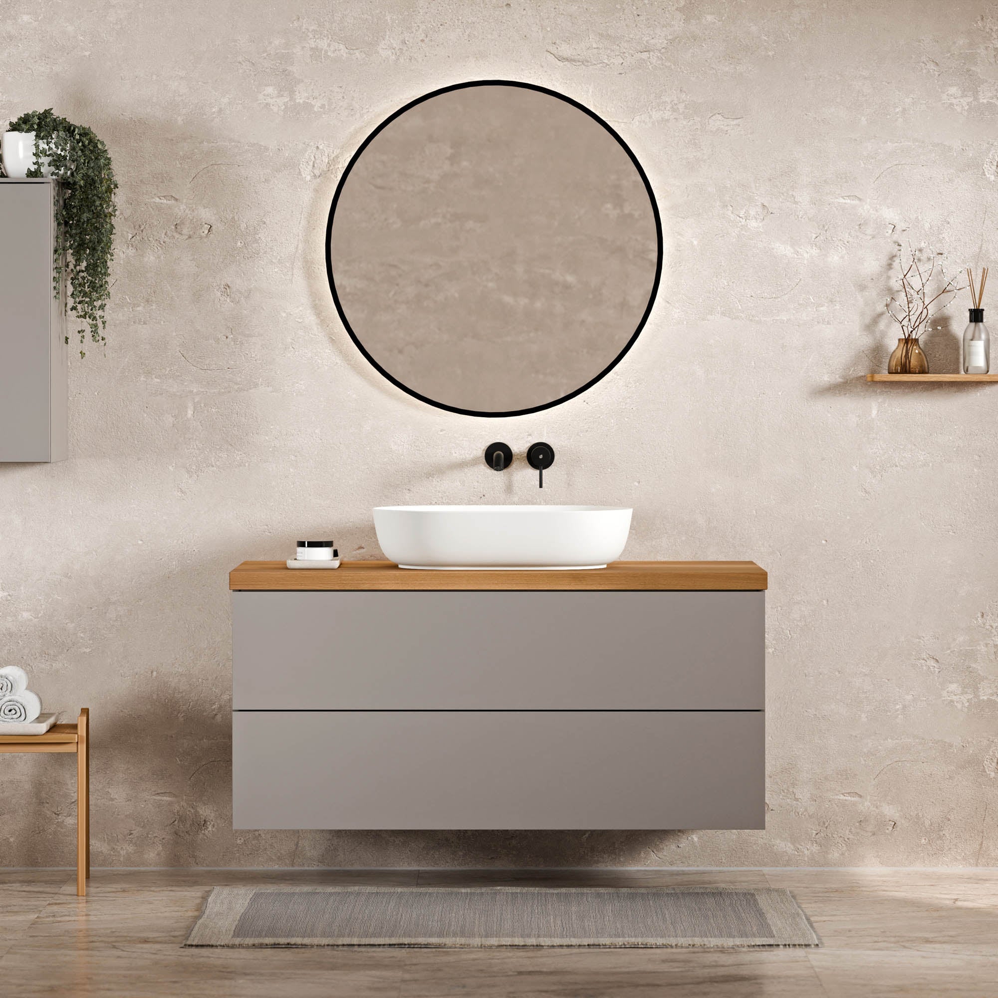 Meuble sous-lavabo JUVIA Classic 2 - de 100 cm à 160 cm