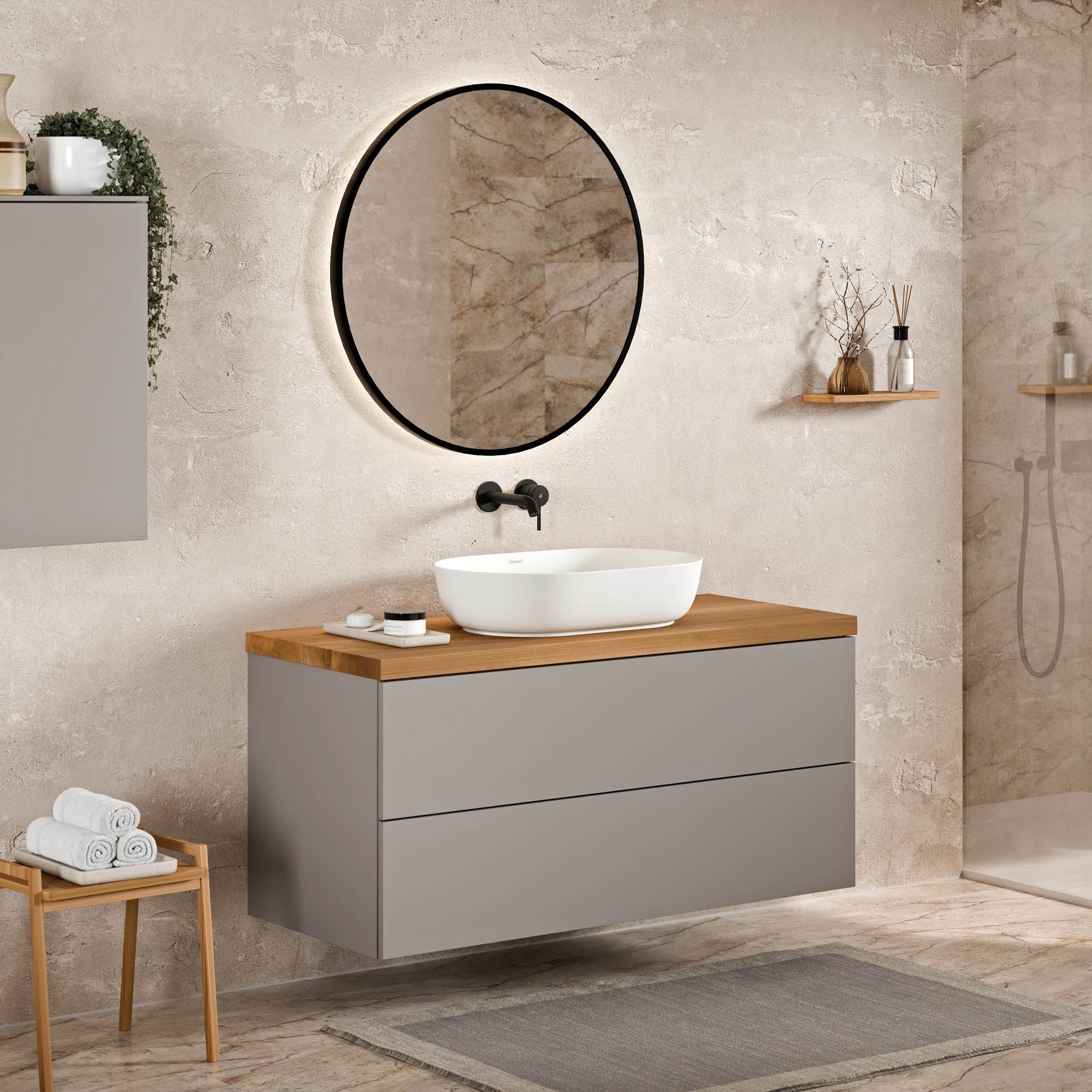 Meuble sous-lavabo JUVIA Classic 2 - de 100 cm à 160 cm