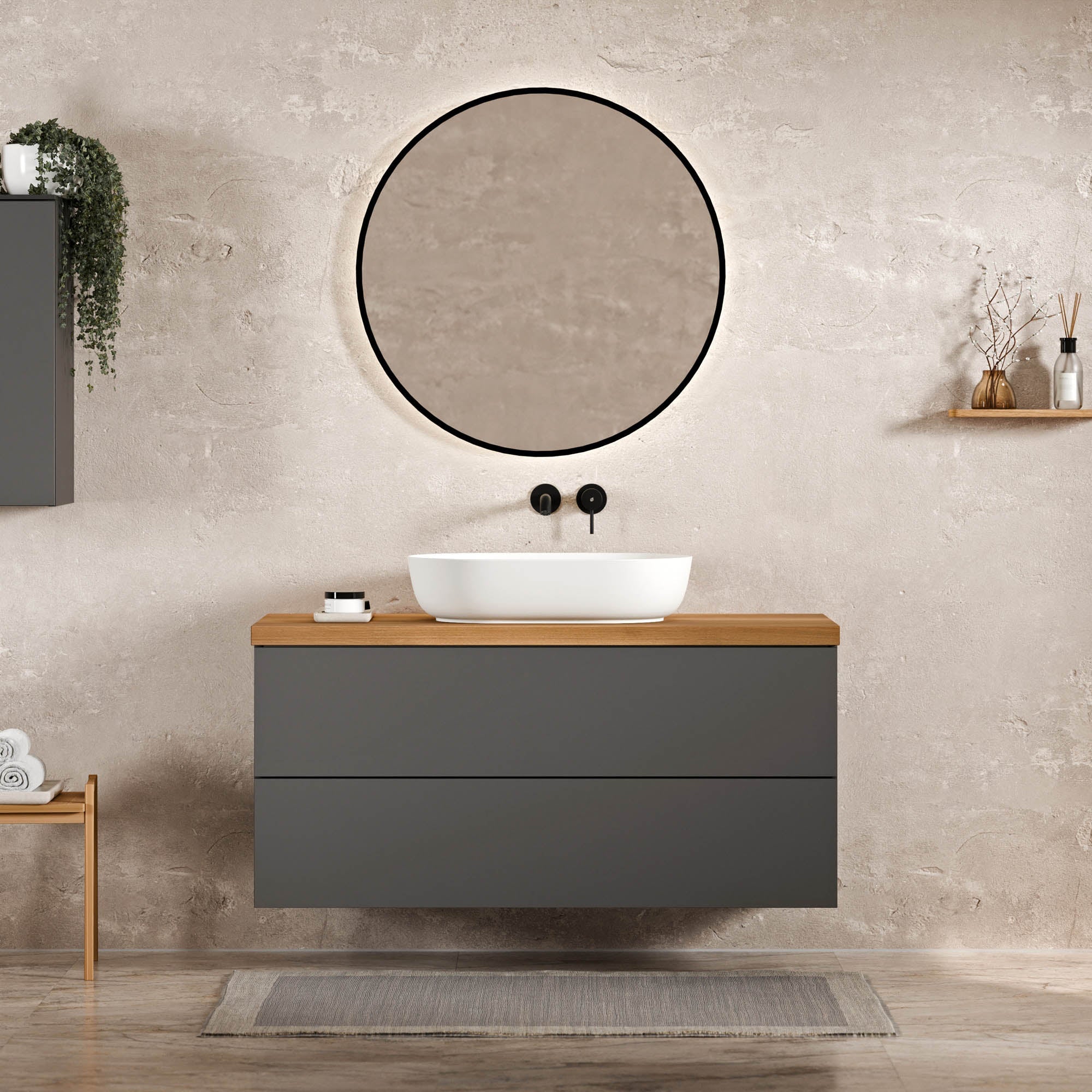 Meuble sous-lavabo JUVIA Classic 2 - de 100 cm à 160 cm
