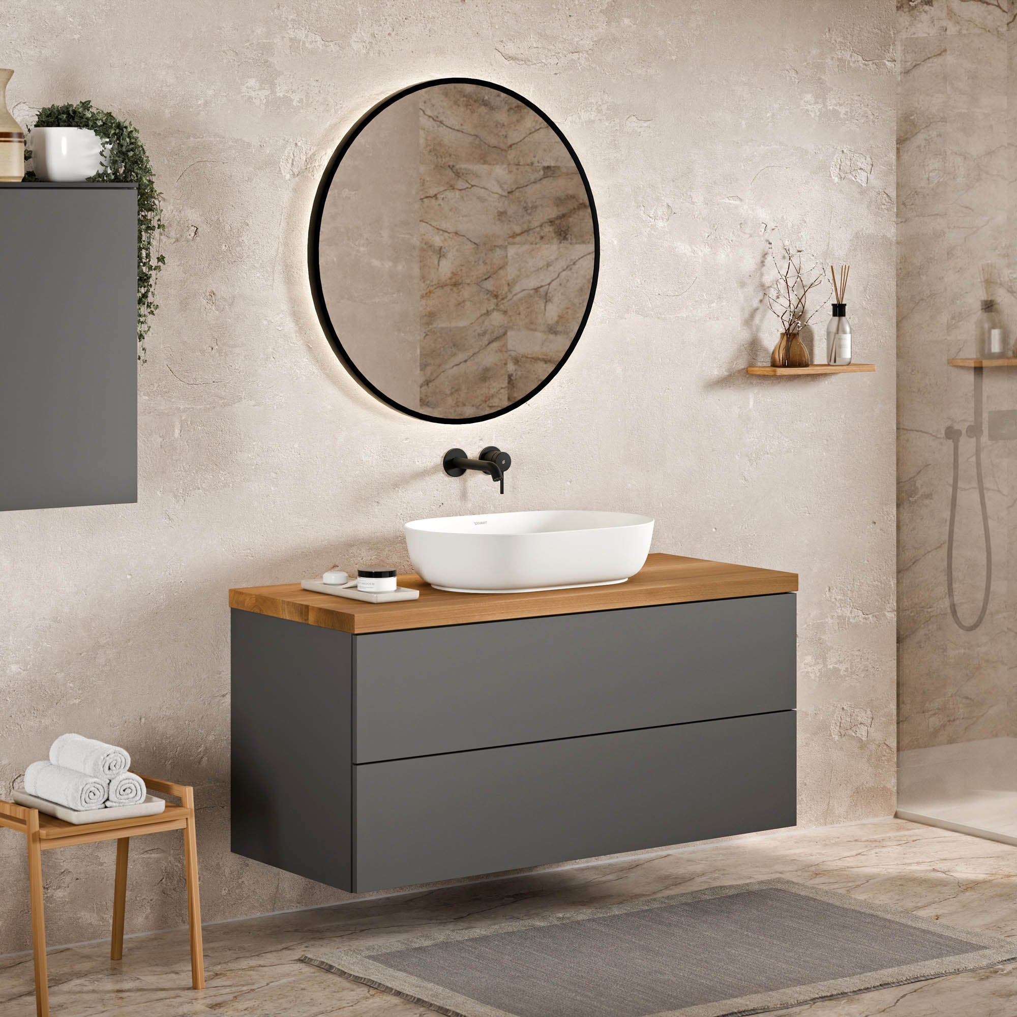 Meuble sous-lavabo JUVIA Classic 2 - de 100 cm à 160 cm