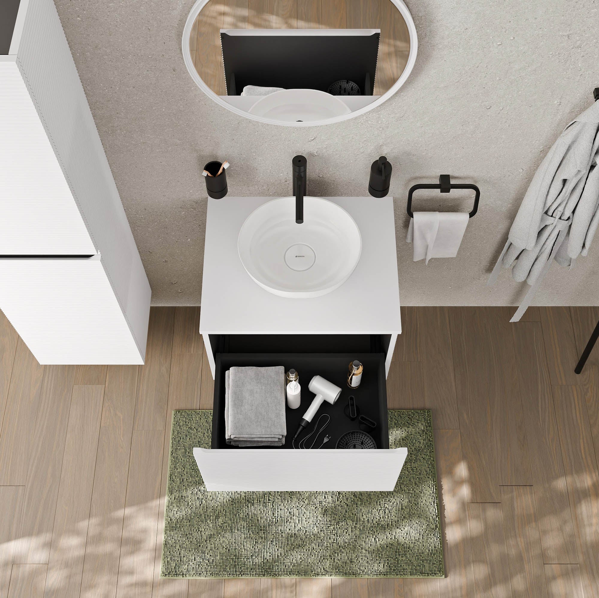 Meuble sous-lavabo MAUI 60 cm