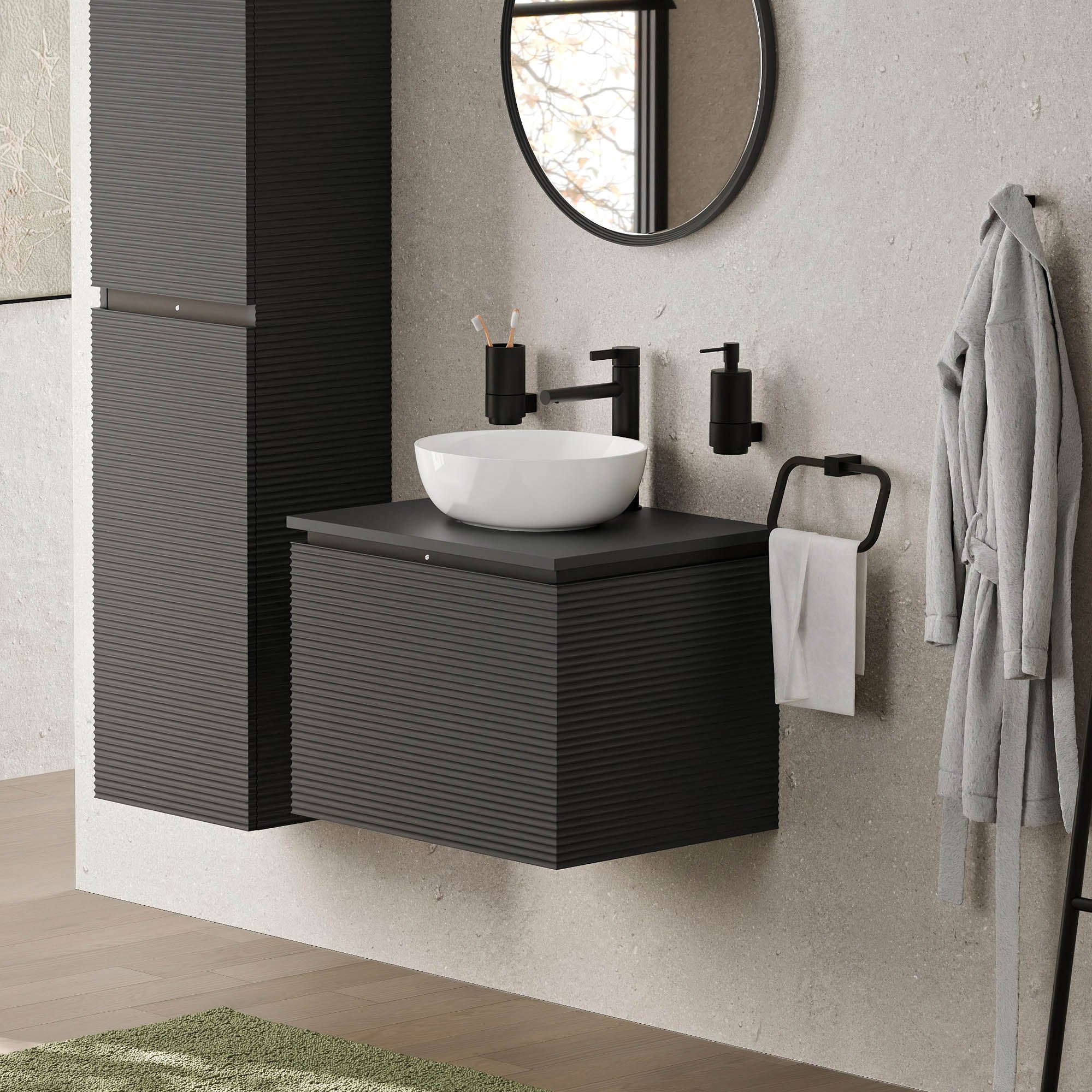 Meuble sous-lavabo MAUI 60 cm