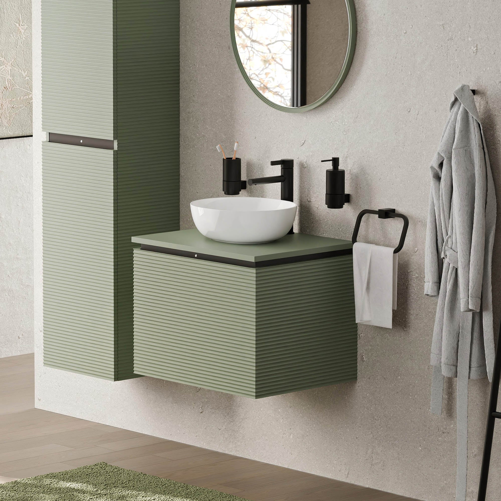 Meuble sous-lavabo MAUI 60 cm