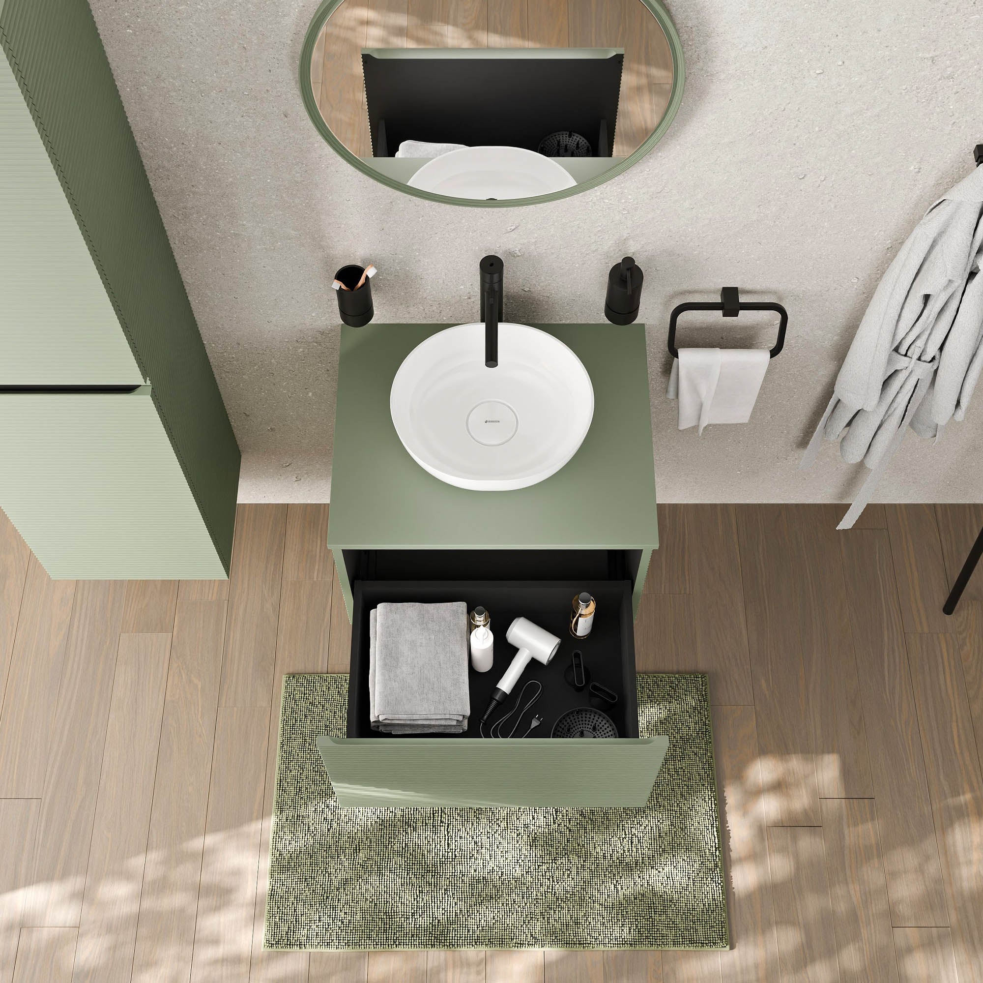 Meuble sous-lavabo MAUI 60 cm