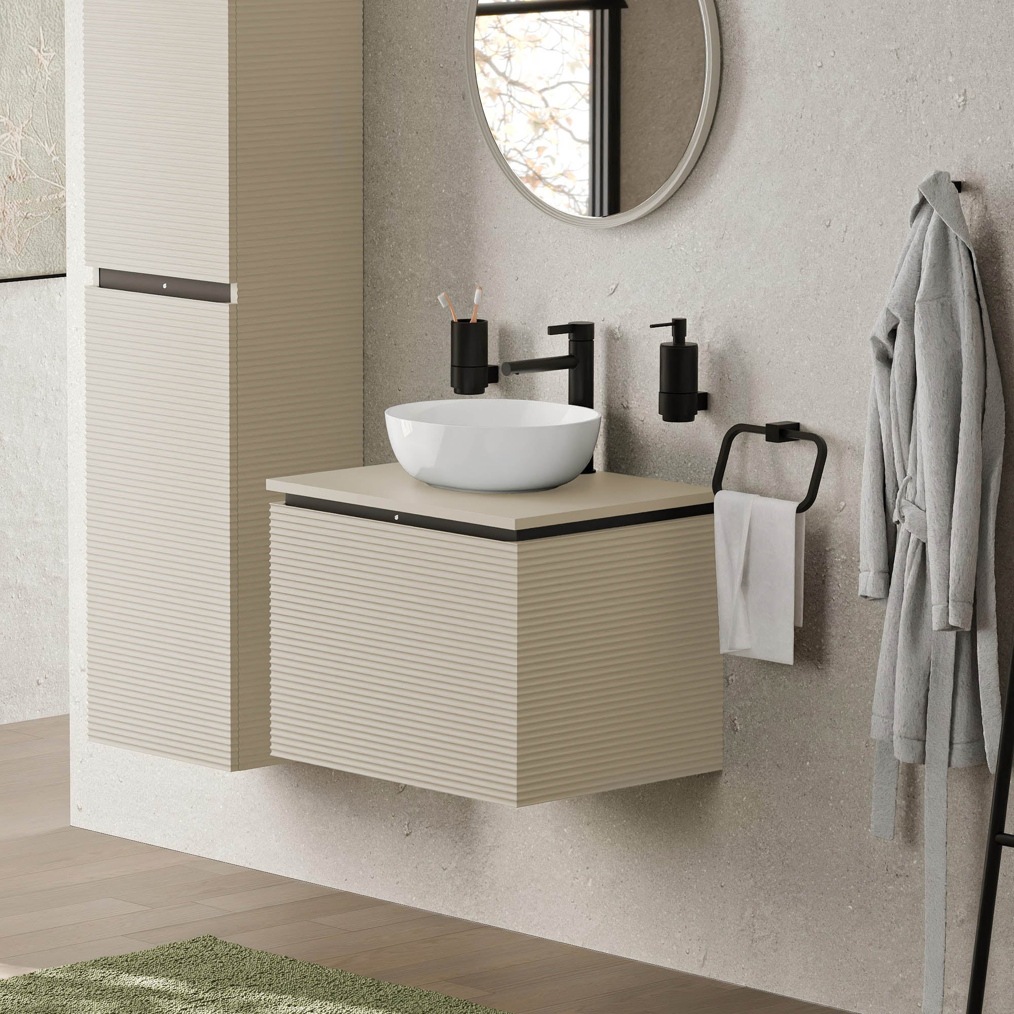 Meuble sous-lavabo MAUI 60 cm