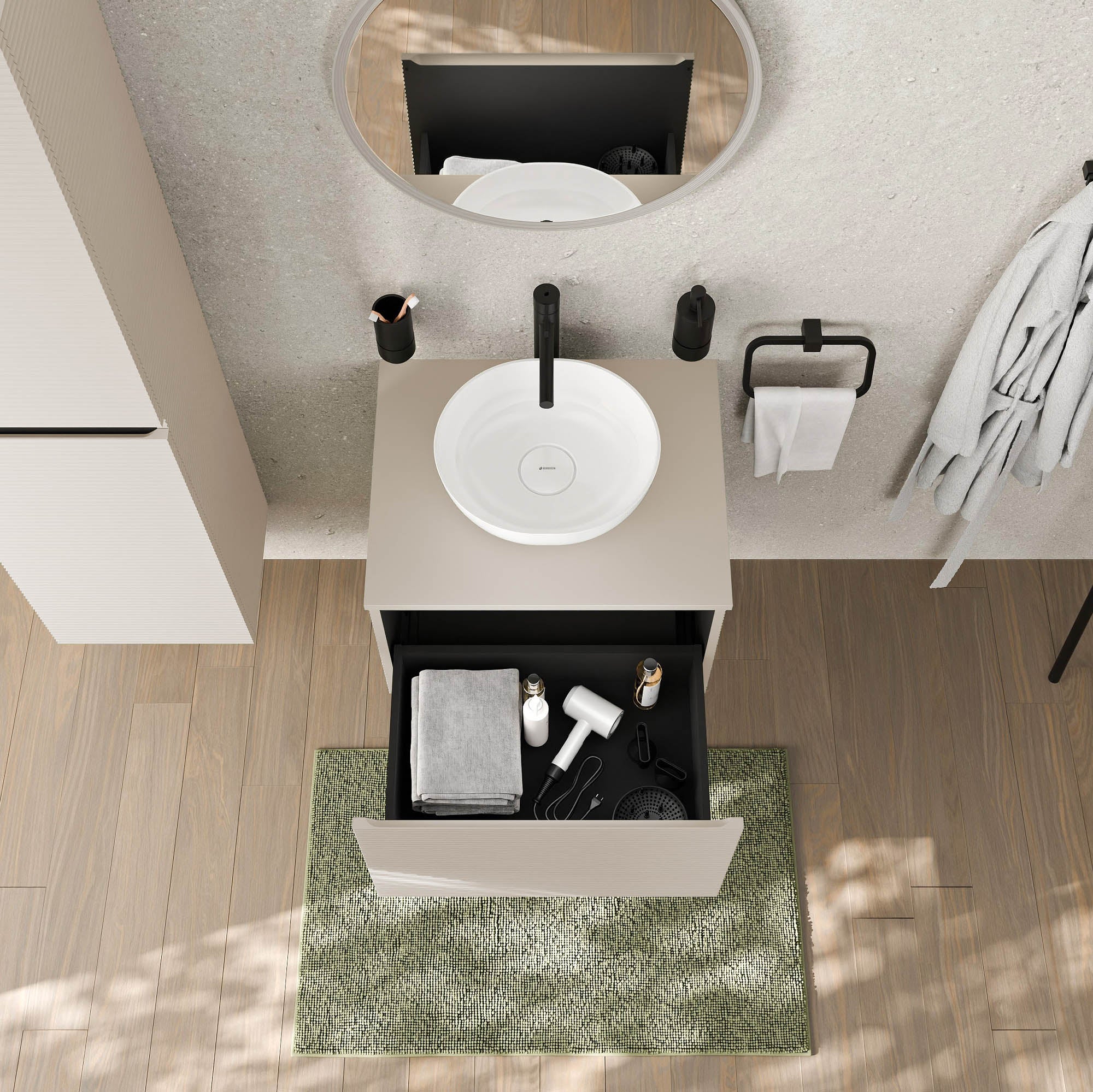 Meuble sous-lavabo MAUI 60 cm