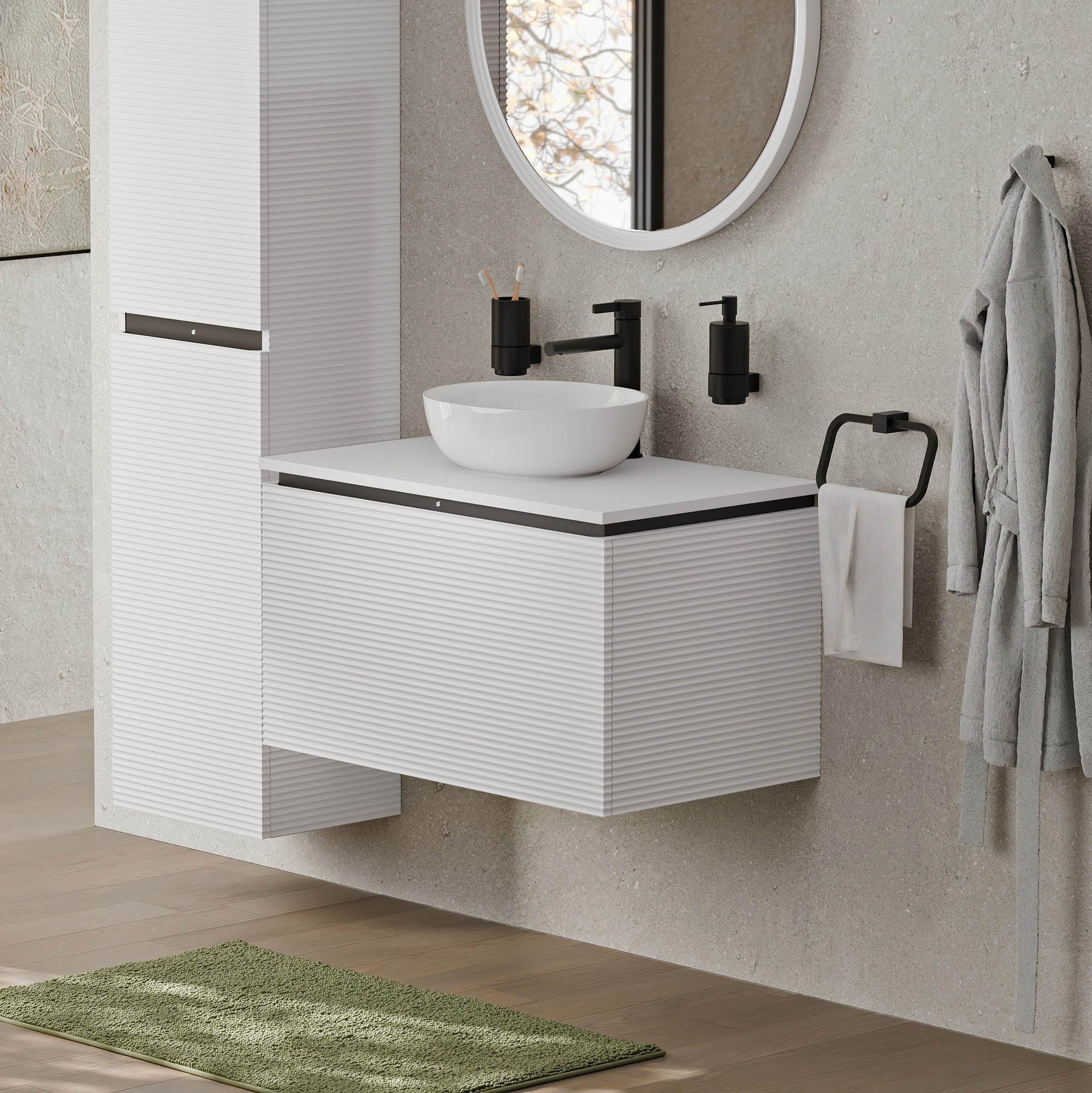 Meuble sous-lavabo MAUI 80 cm
