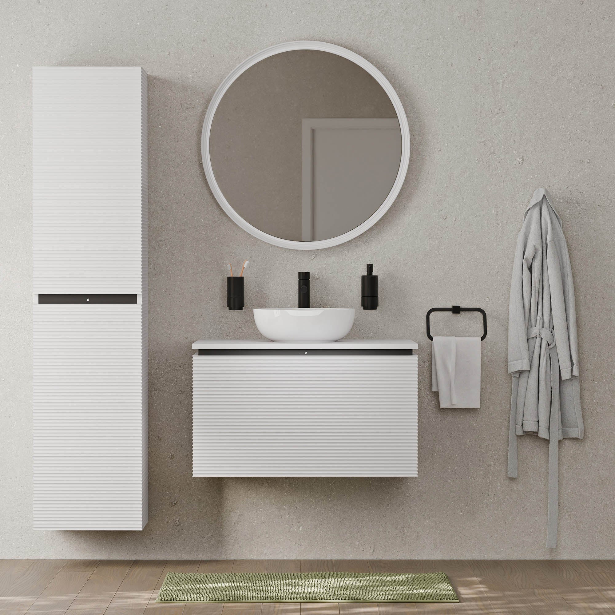 Meuble sous-lavabo MAUI 80 cm