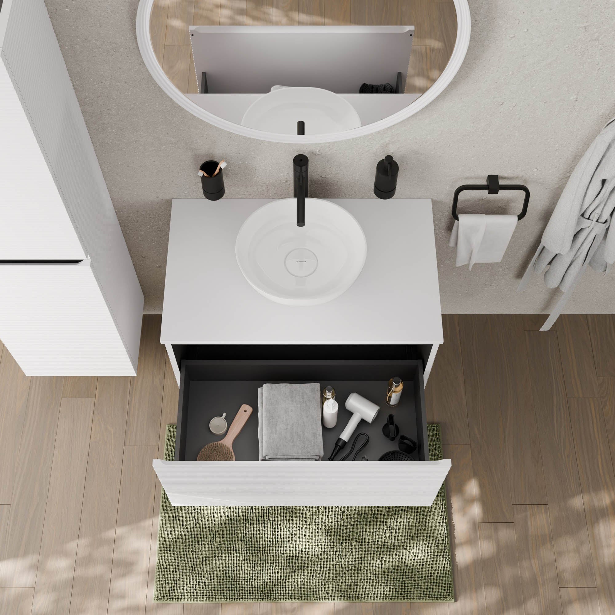 Meuble sous-lavabo MAUI 80 cm