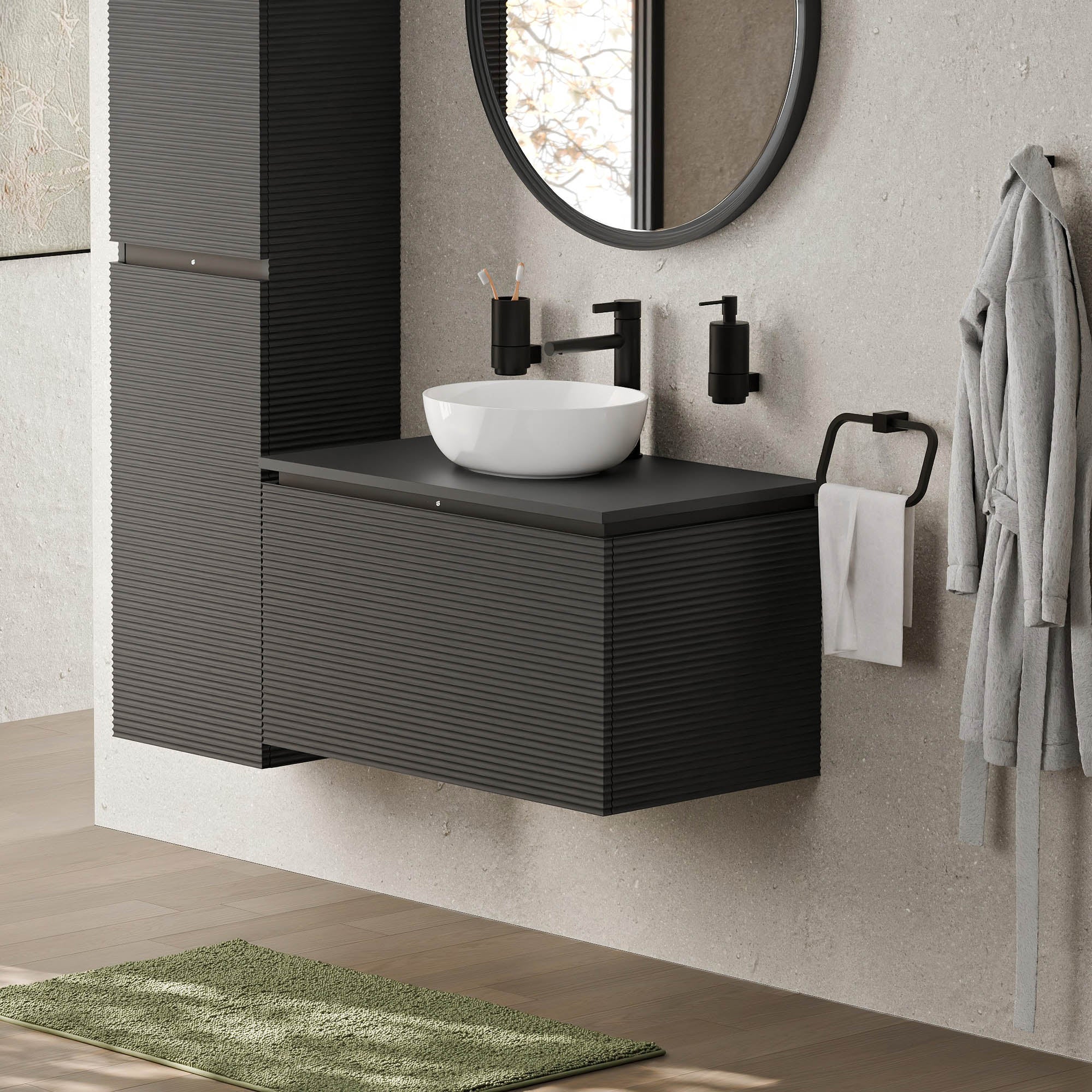 Meuble sous-lavabo MAUI 80 cm