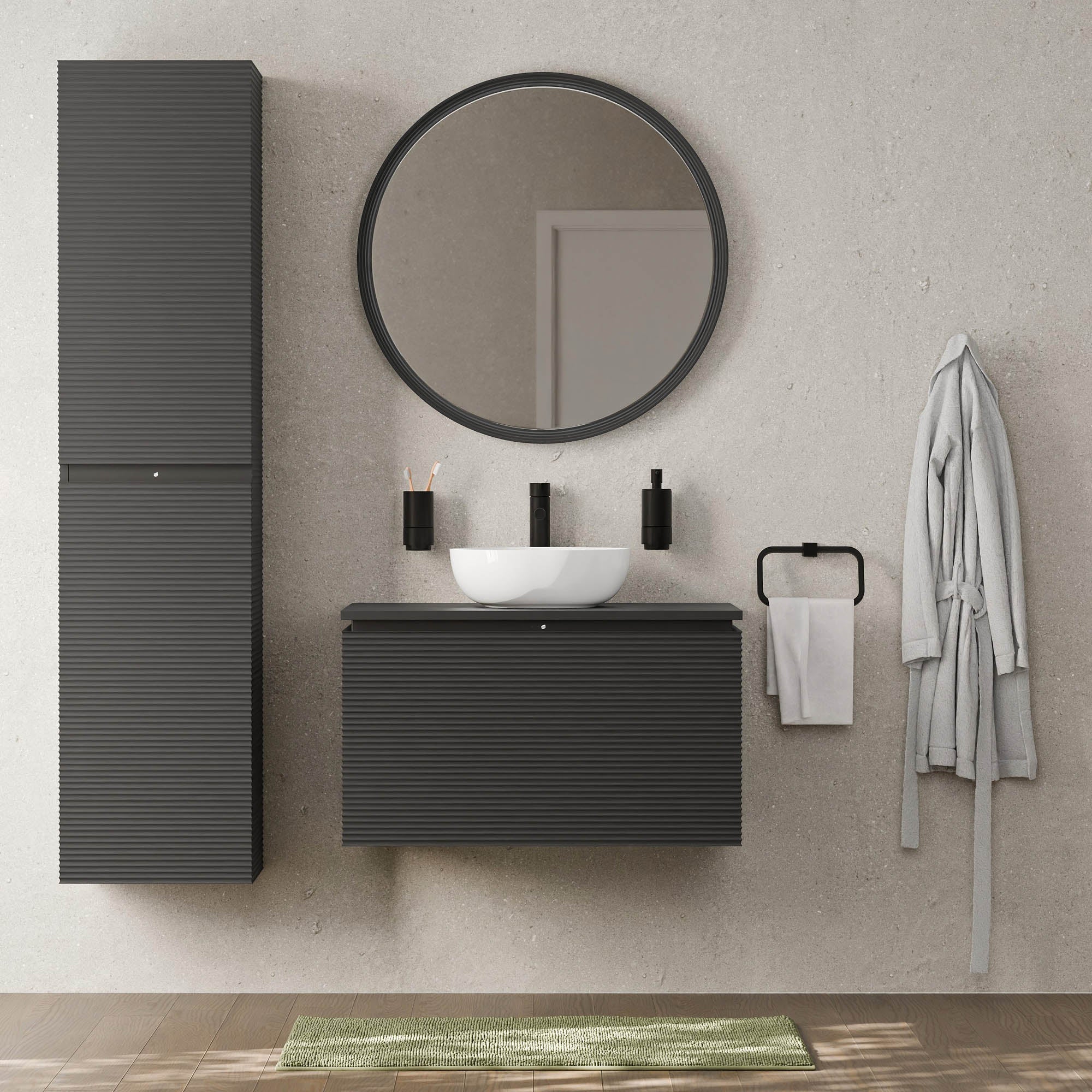 Meuble sous-lavabo MAUI 80 cm