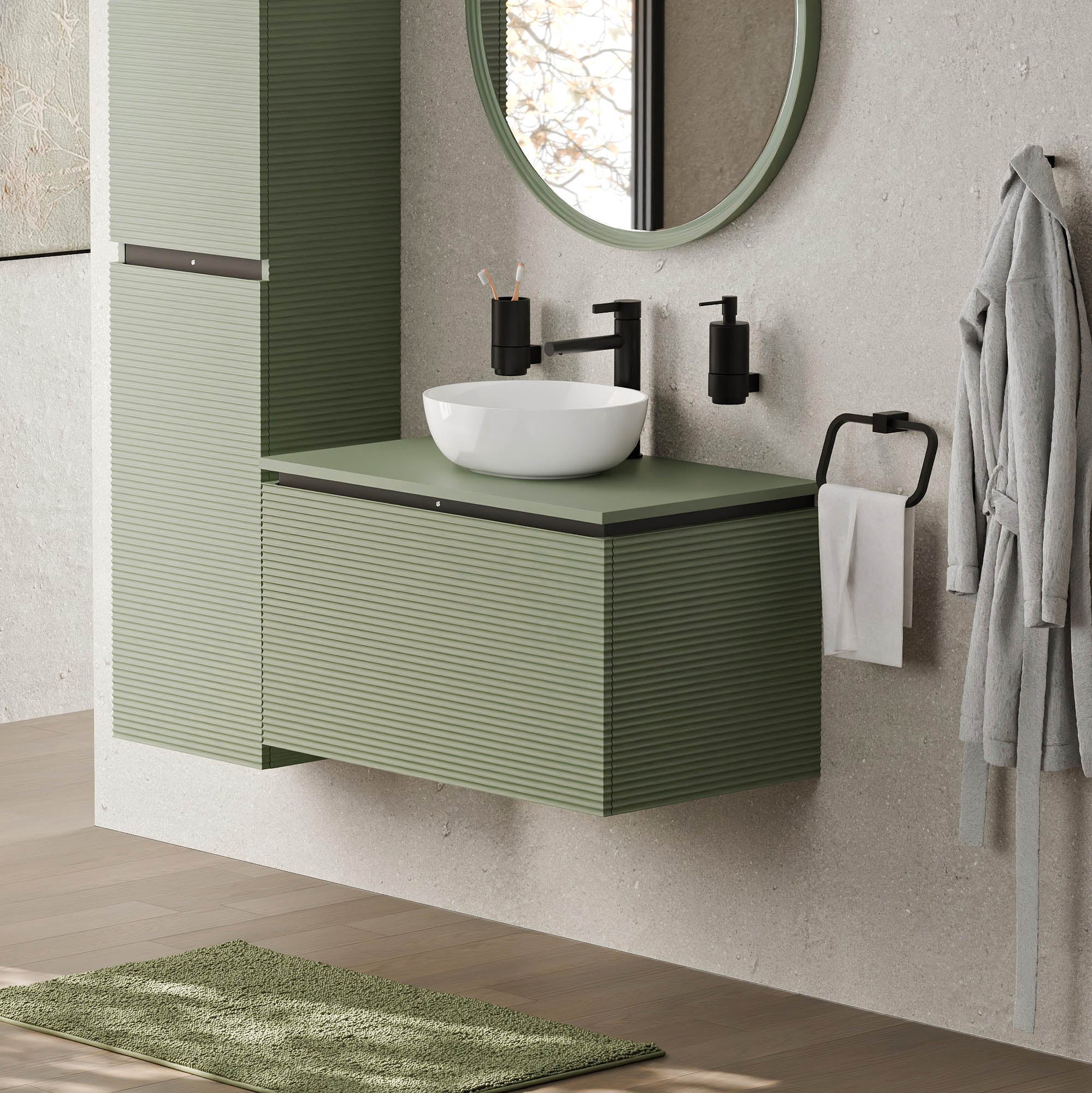 Meuble sous-lavabo MAUI 80 cm