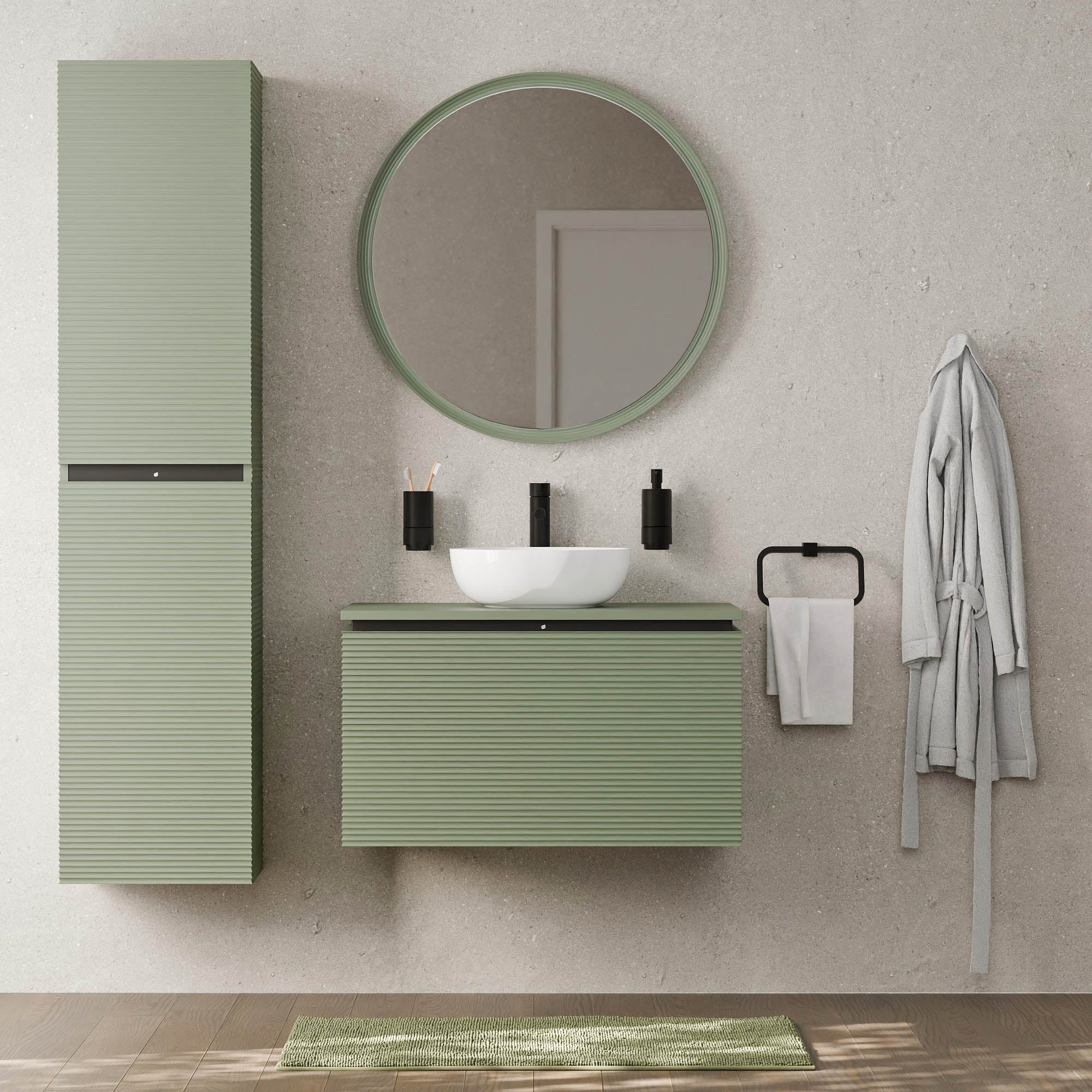 Meuble sous-lavabo MAUI 80 cm