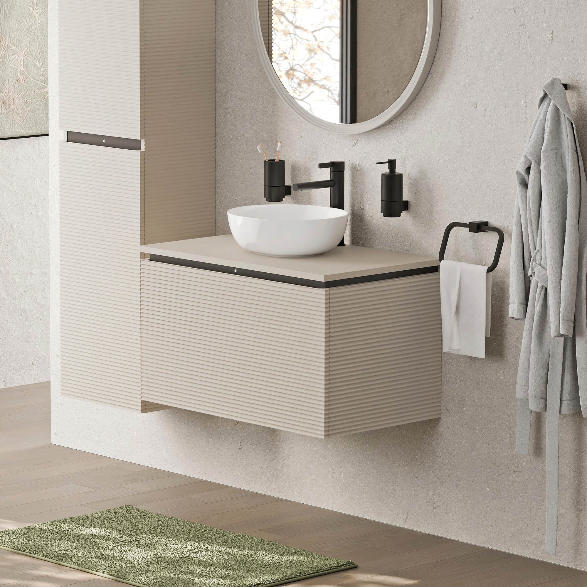 Meuble sous-lavabo MAUI 80 cm
