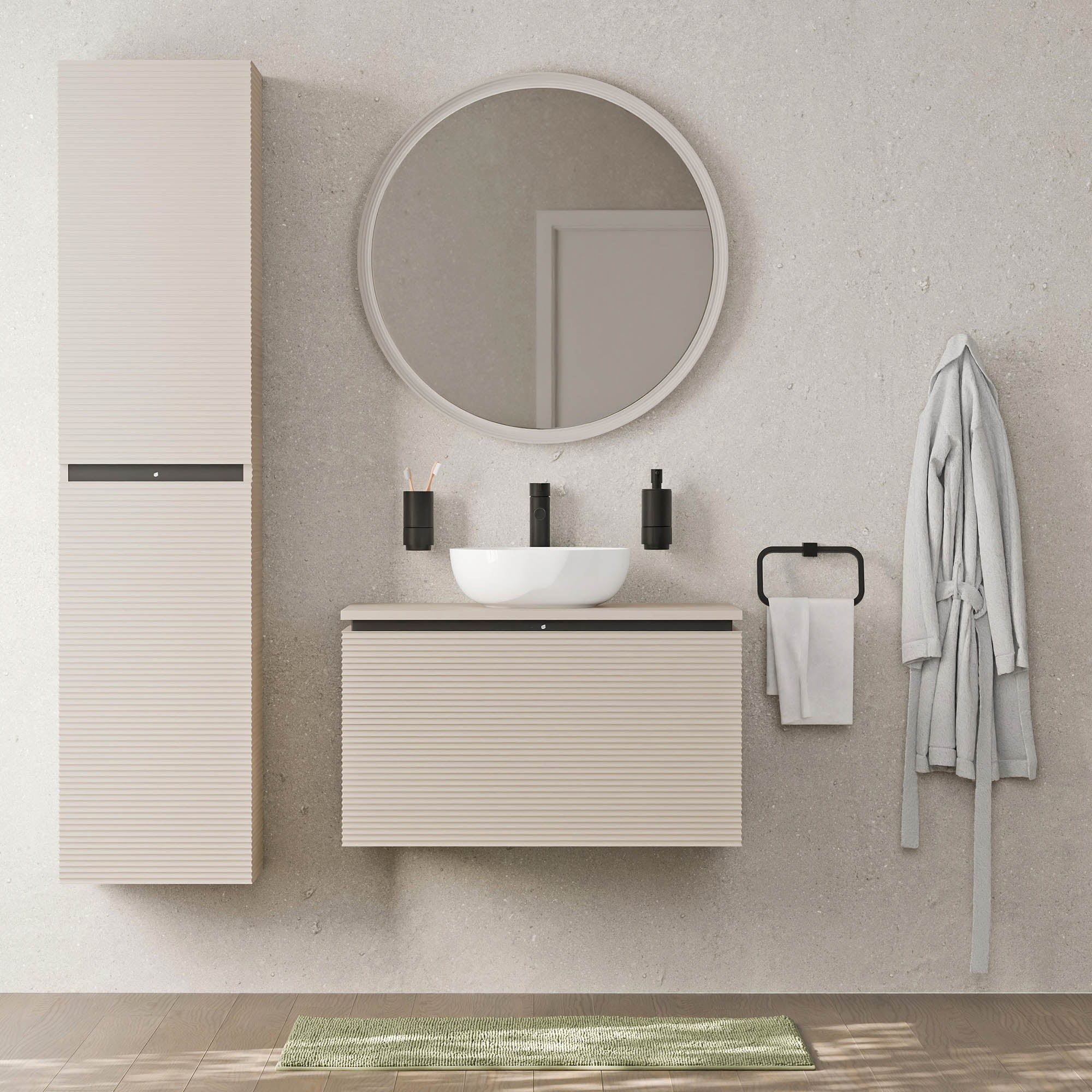 Meuble sous-lavabo MAUI 80 cm
