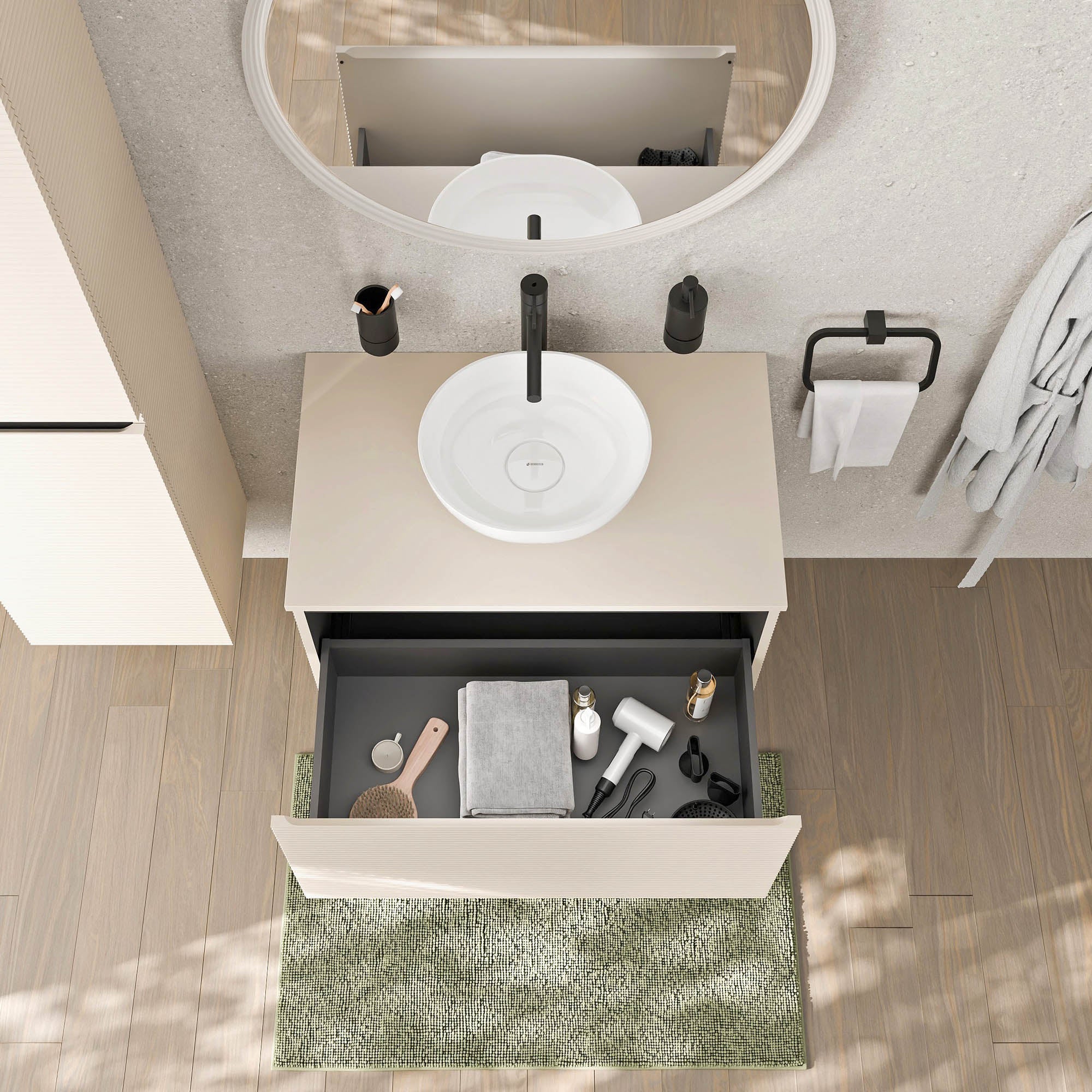 Meuble sous-lavabo MAUI 80 cm