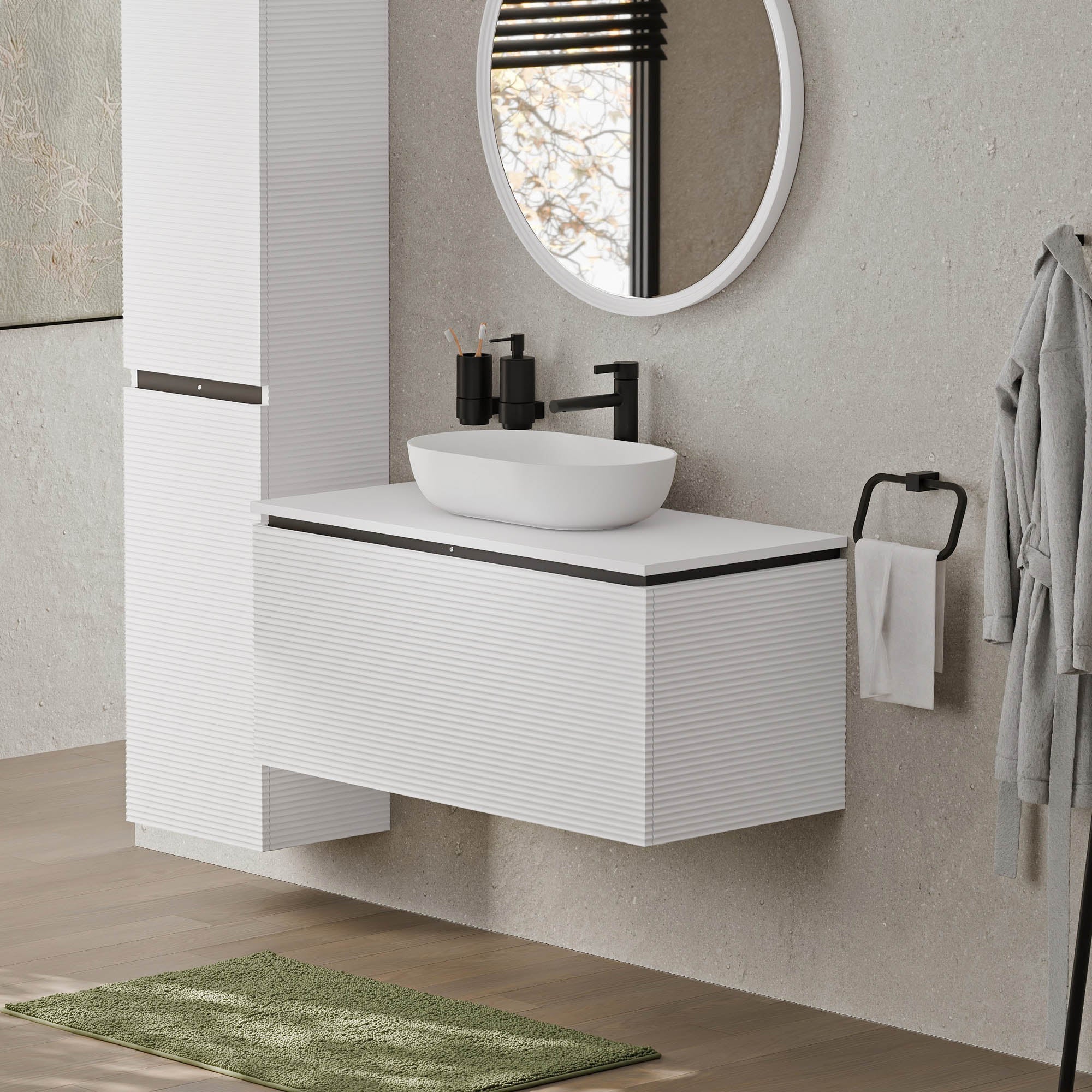 Meuble sous-lavabo MAUI 100 cm