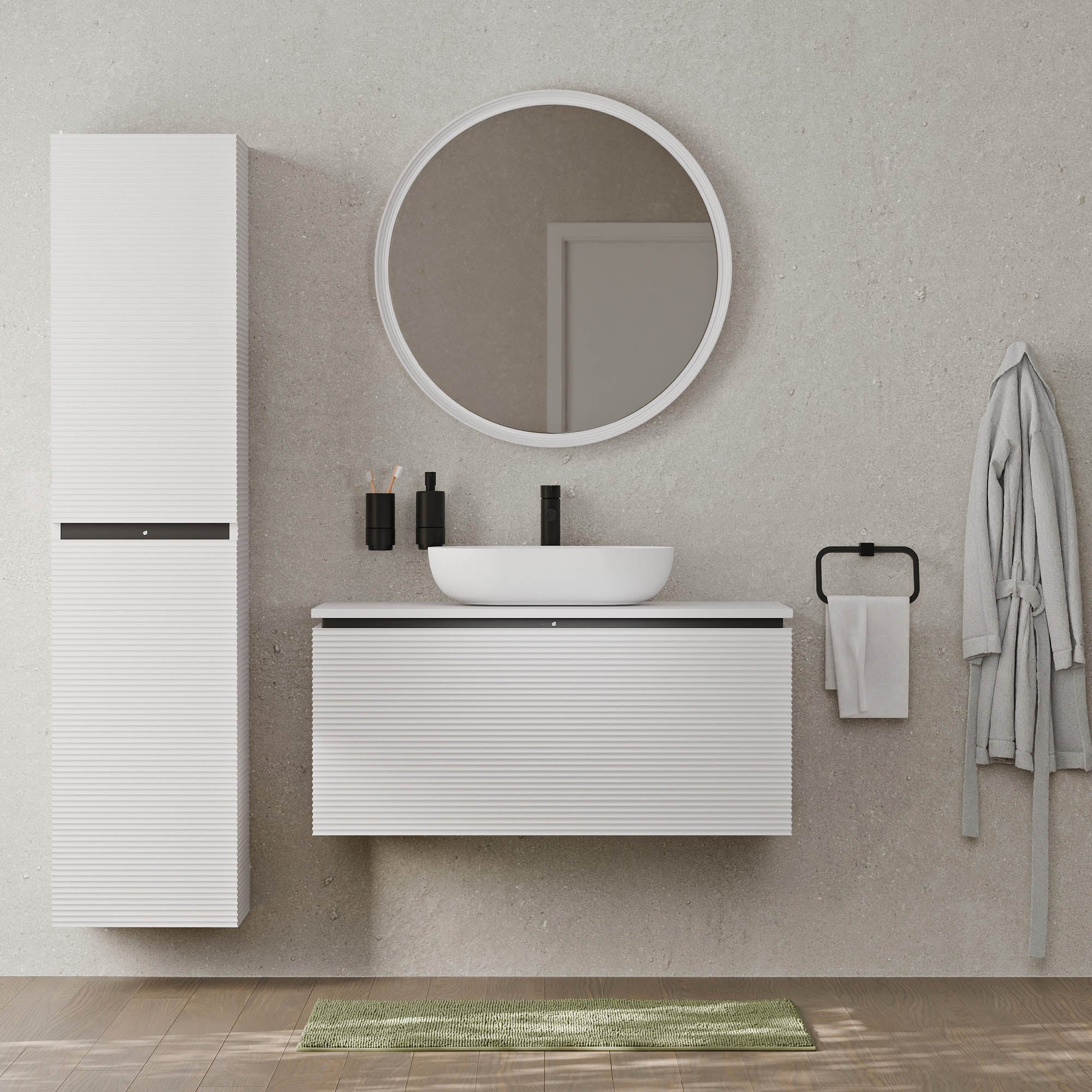 Meuble sous-lavabo MAUI 100 cm