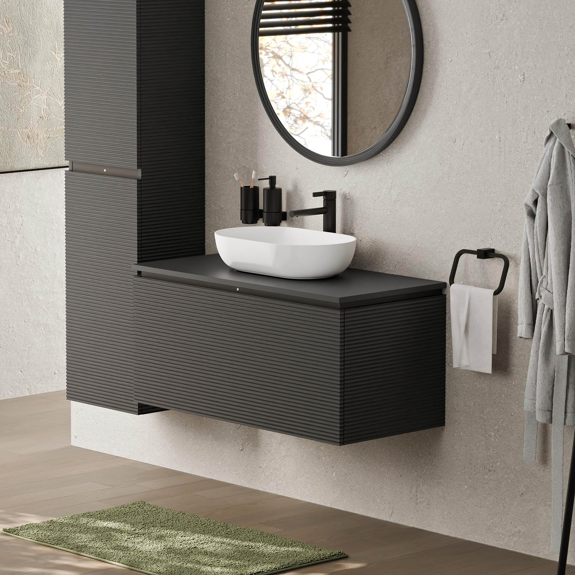 Meuble sous-lavabo MAUI 100 cm