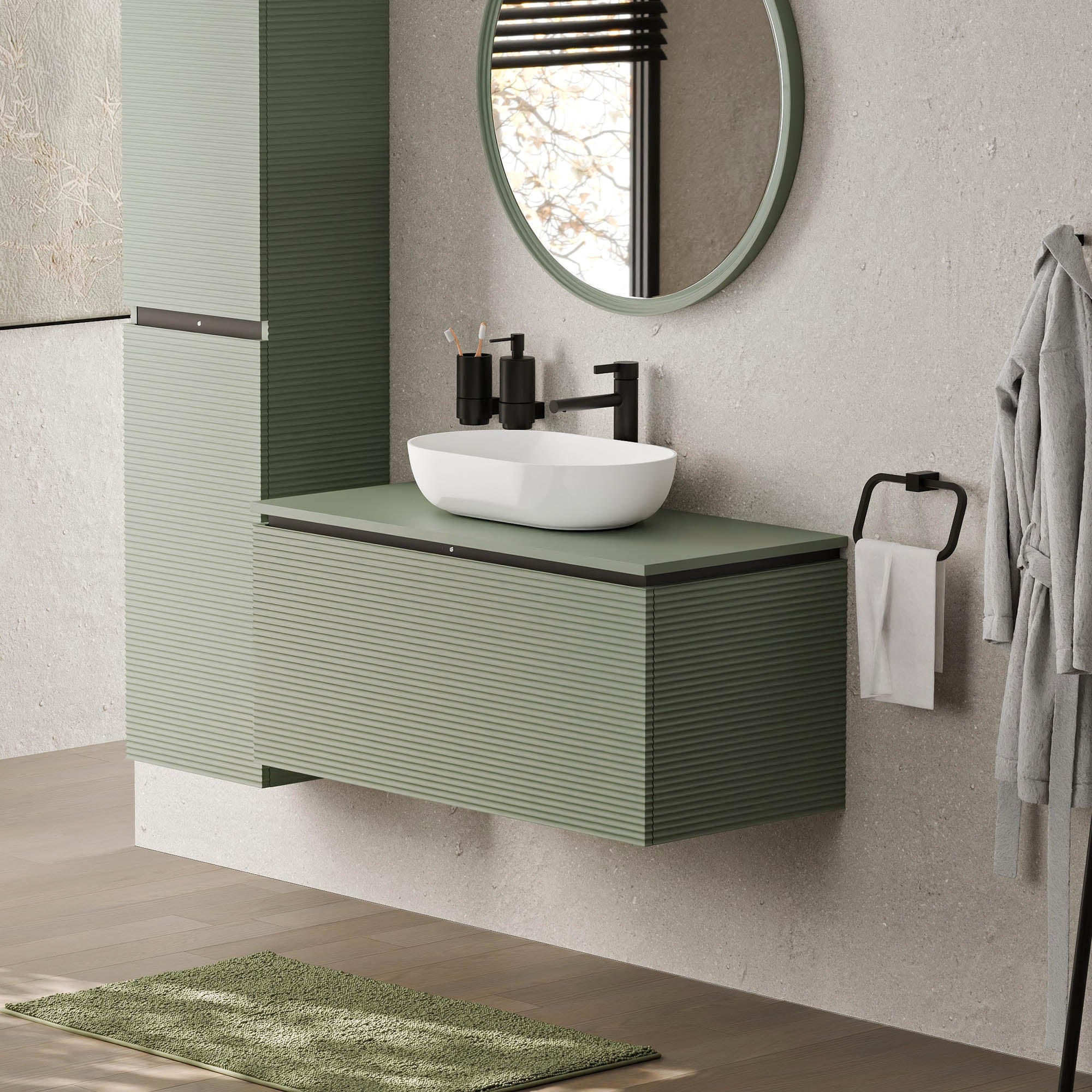 Meuble sous-lavabo MAUI 100 cm