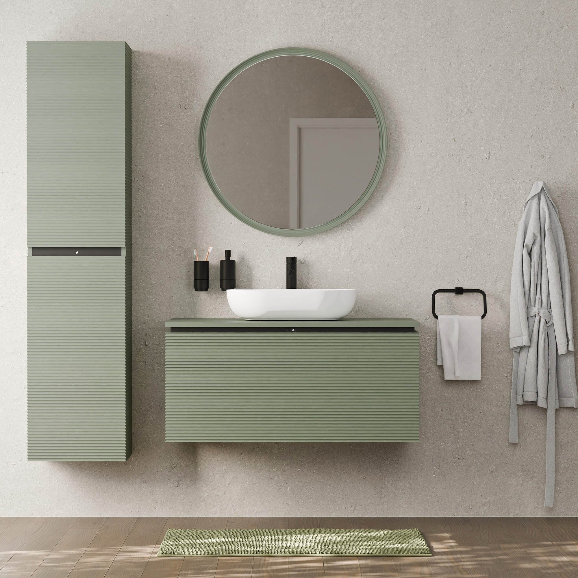 Meuble sous-lavabo MAUI 100 cm
