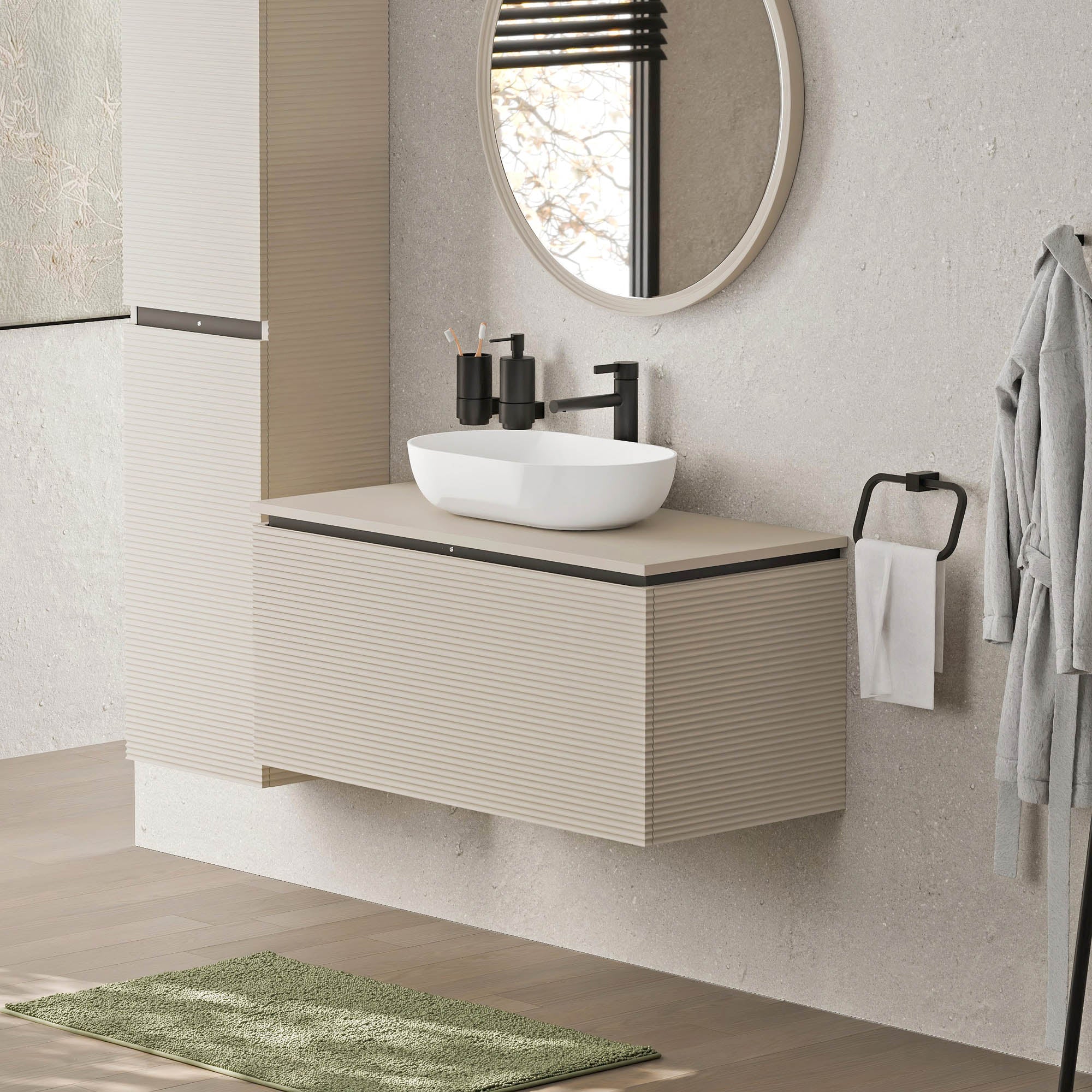 Meuble sous-lavabo MAUI 100 cm