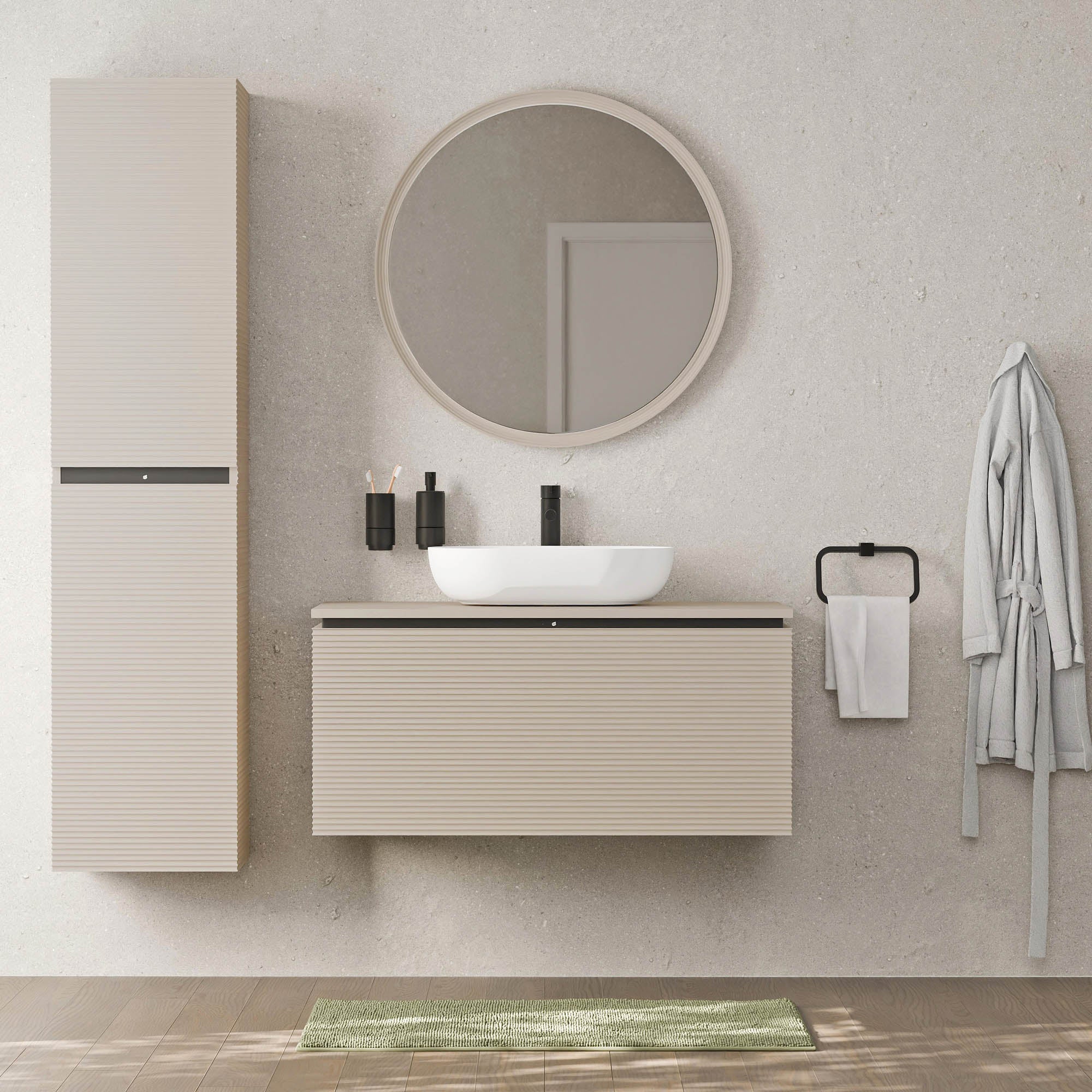 Meuble sous-lavabo MAUI 100 cm