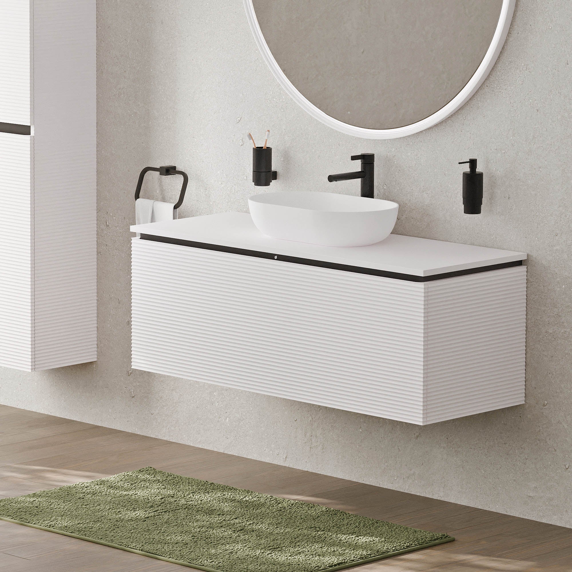 Meuble sous-lavabo MAUI 130 cm