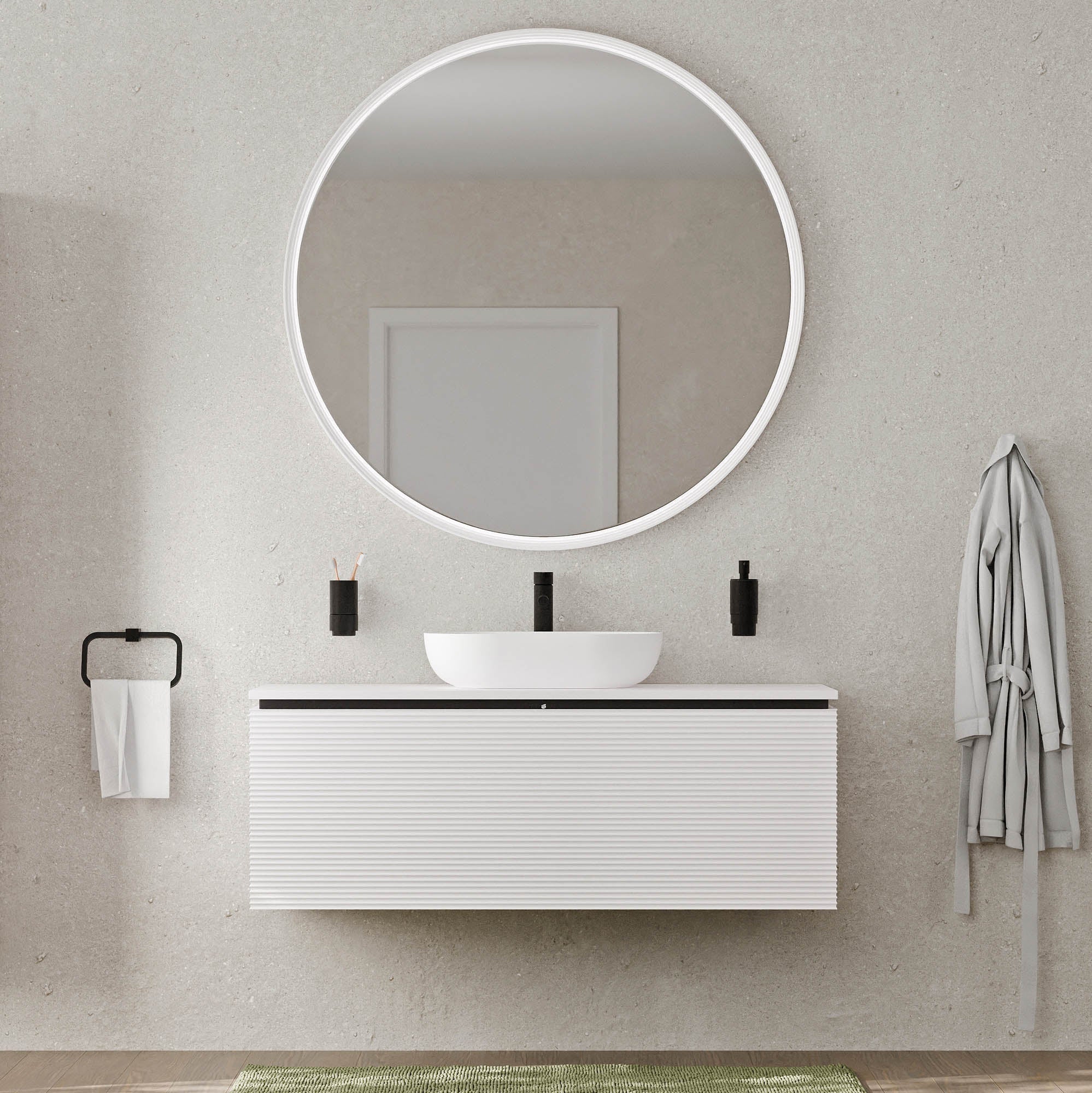 Meuble sous-lavabo MAUI 130 cm