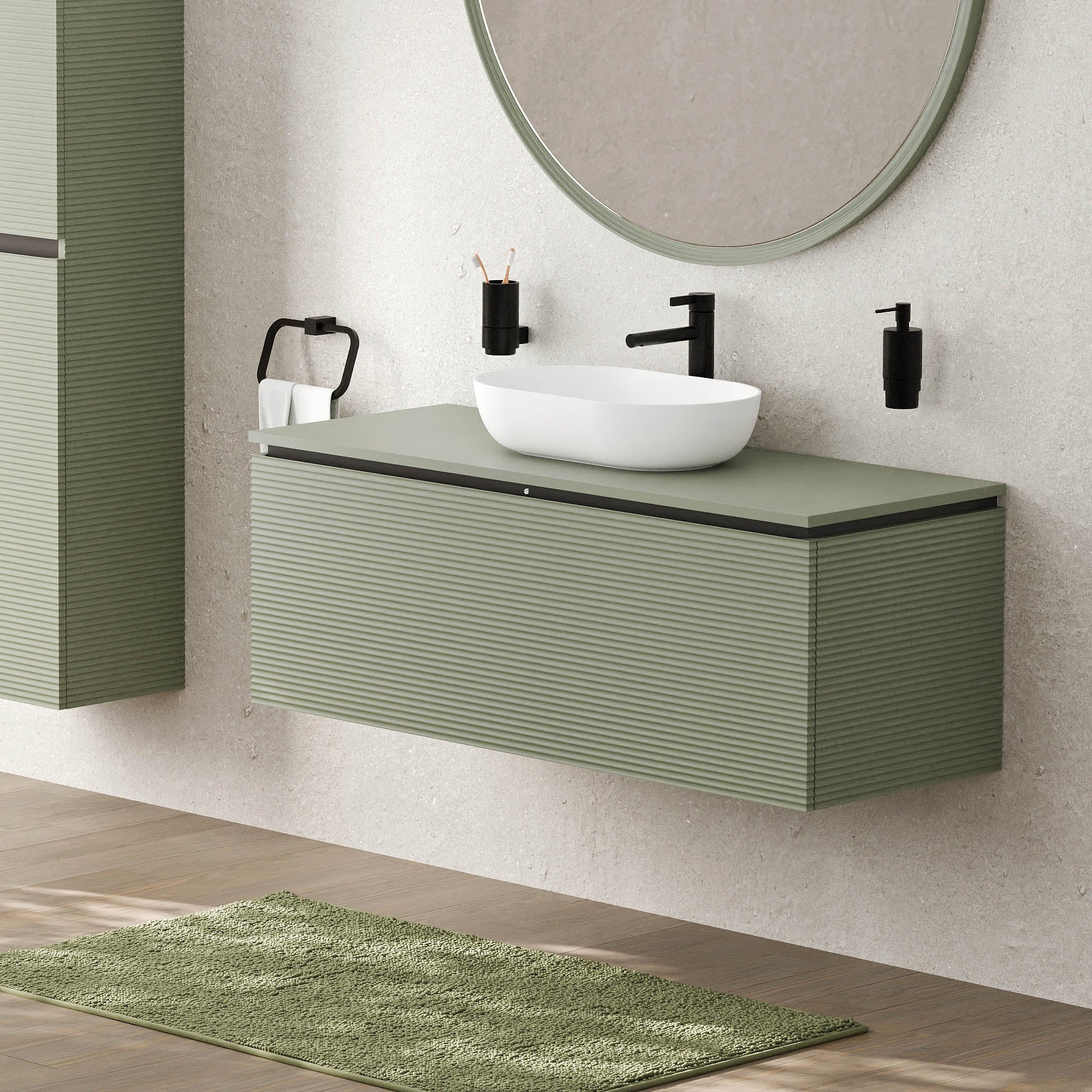 Meuble sous-lavabo MAUI 130 cm