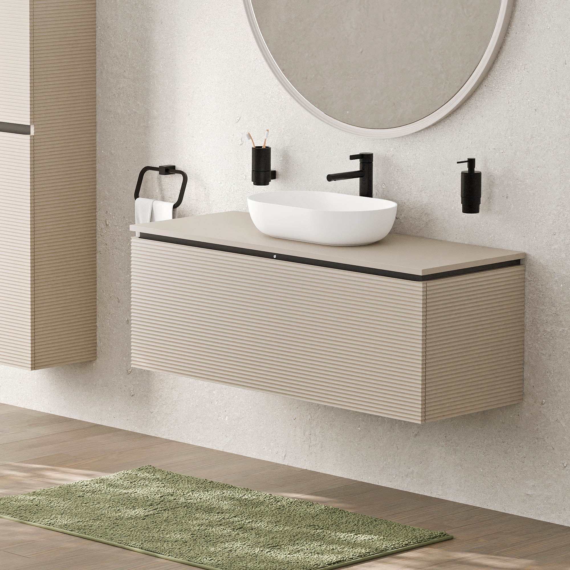 Meuble sous-lavabo MAUI 130 cm