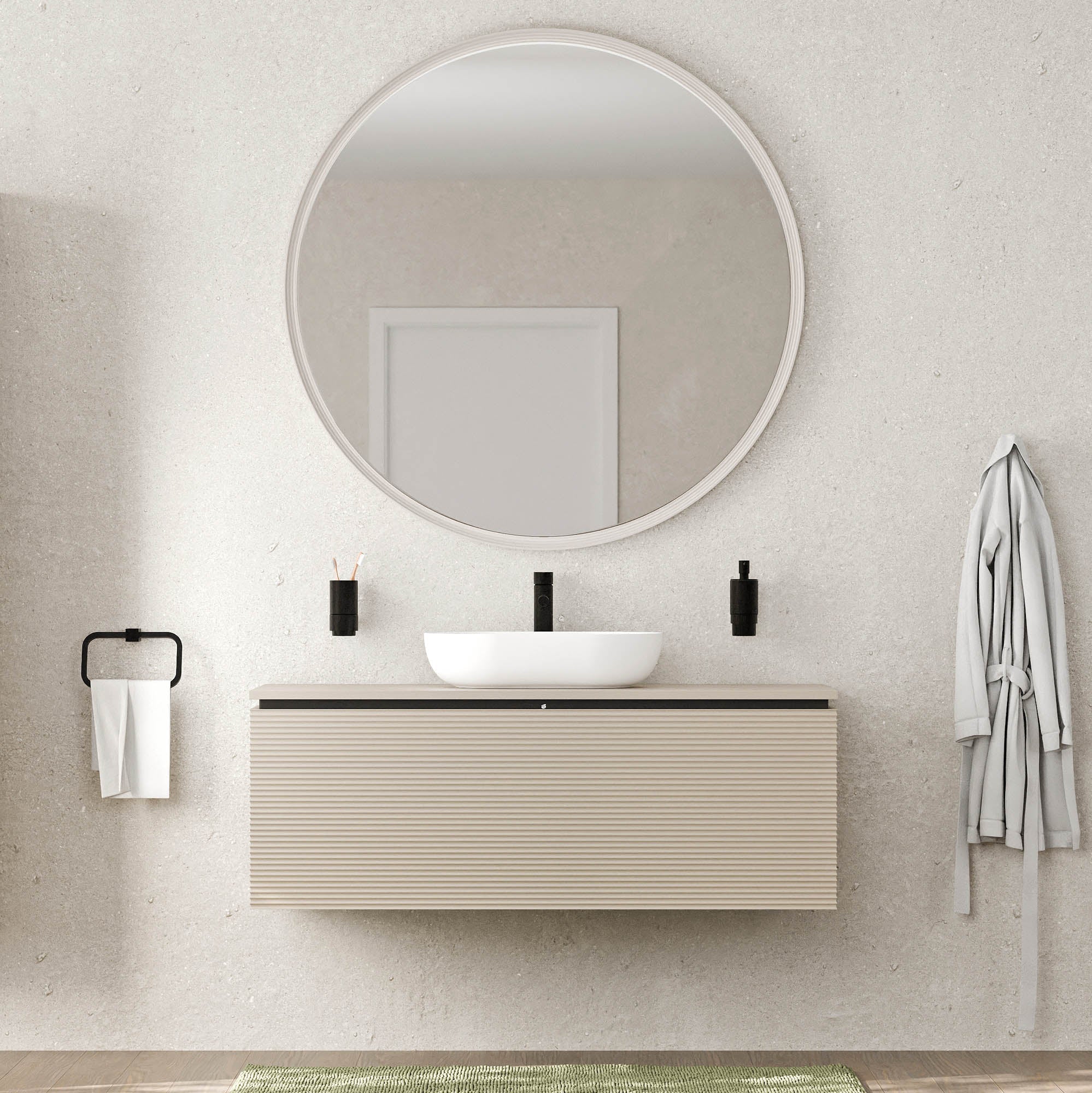 Meuble sous-lavabo MAUI 130 cm