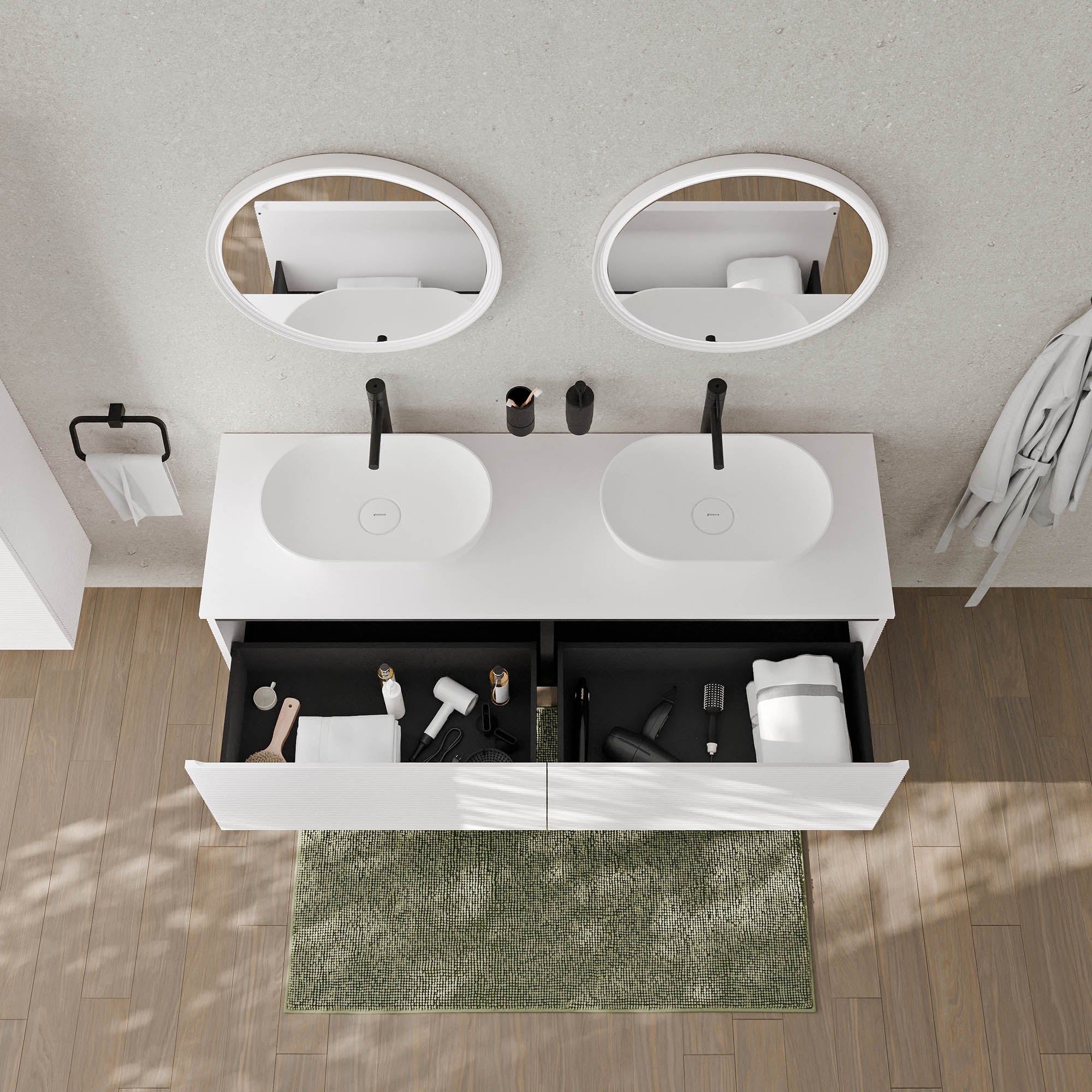 Meuble sous-lavabo MAUI 160 cm