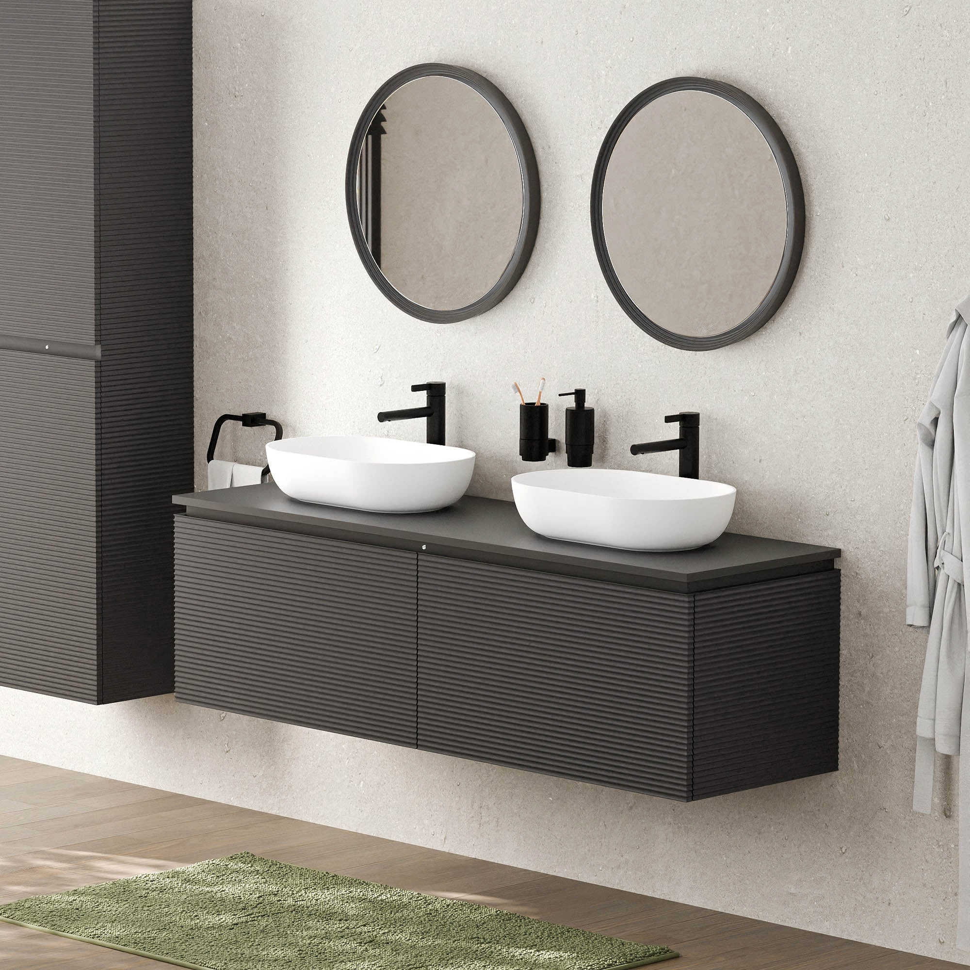 Meuble sous-lavabo MAUI 160 cm