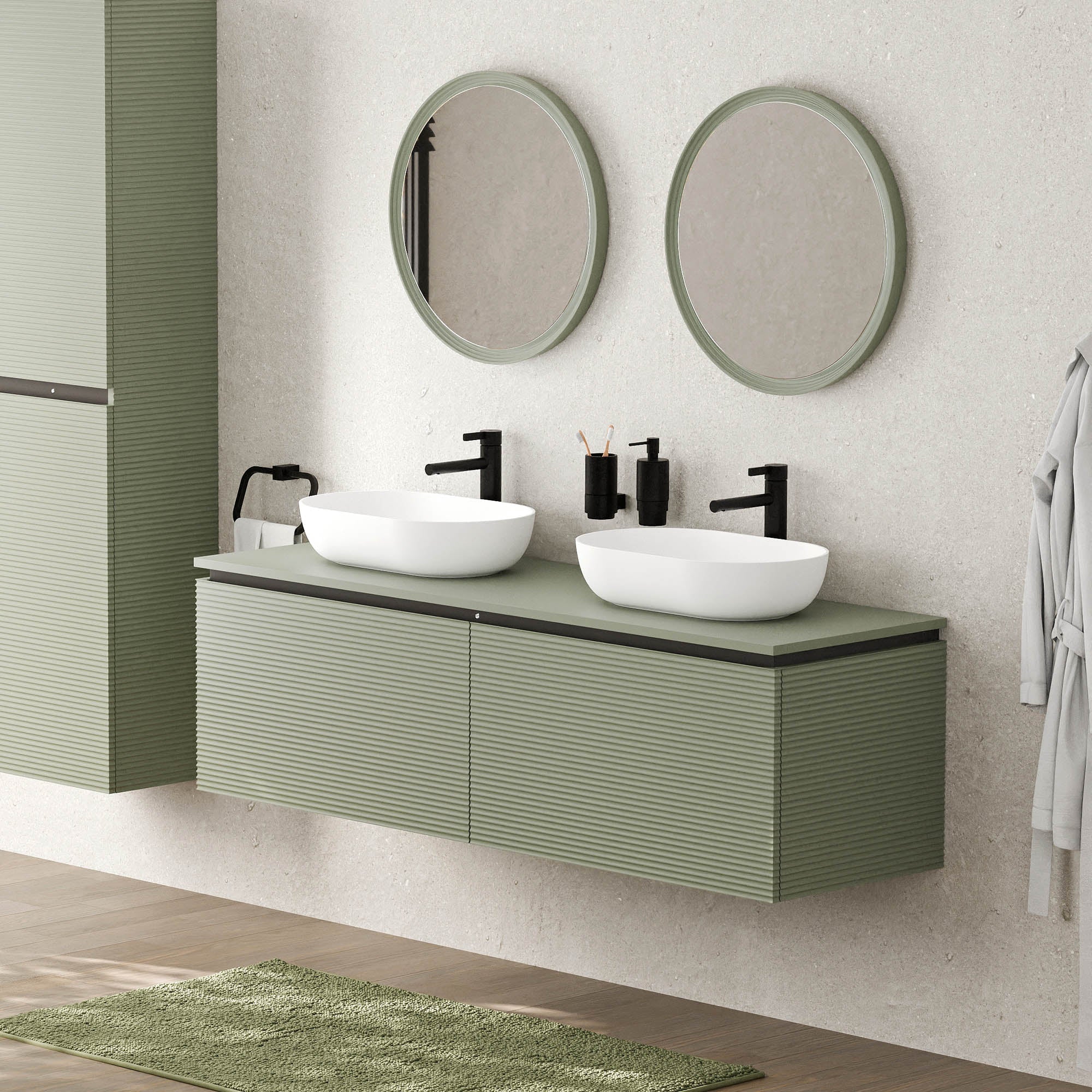Meuble sous-lavabo MAUI 160 cm