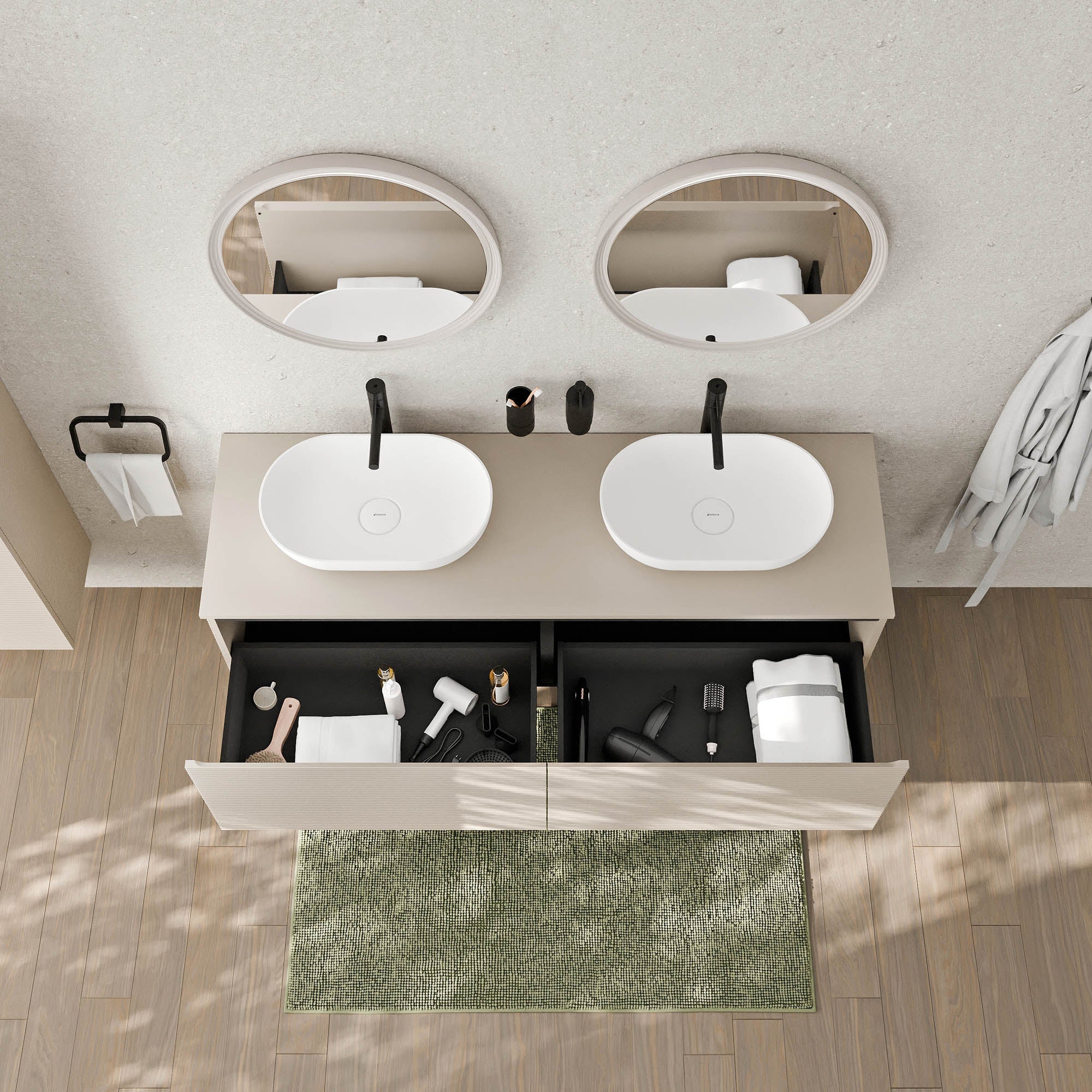 Meuble sous-lavabo MAUI 160 cm