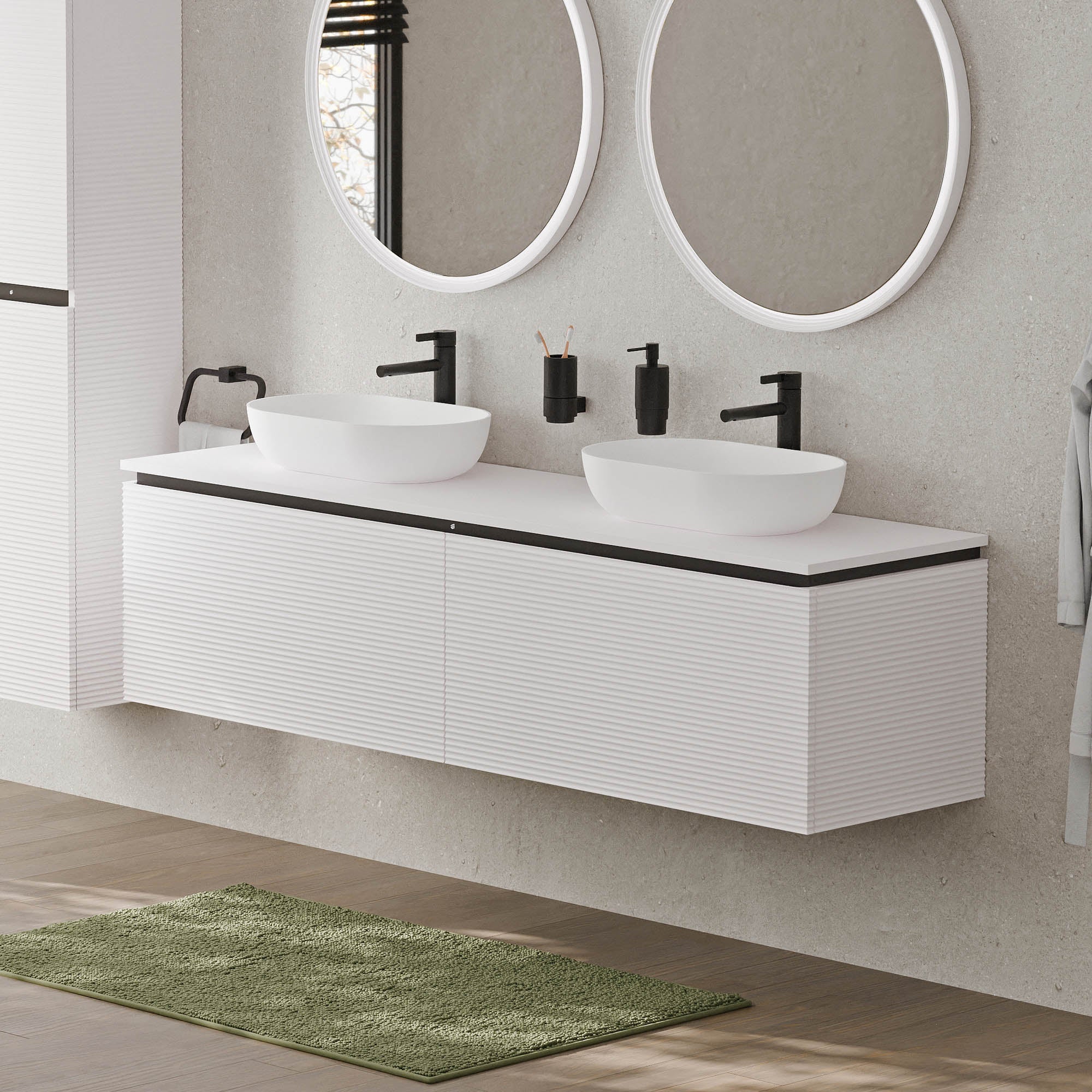 Meuble sous lavabo MAUI 180 cm