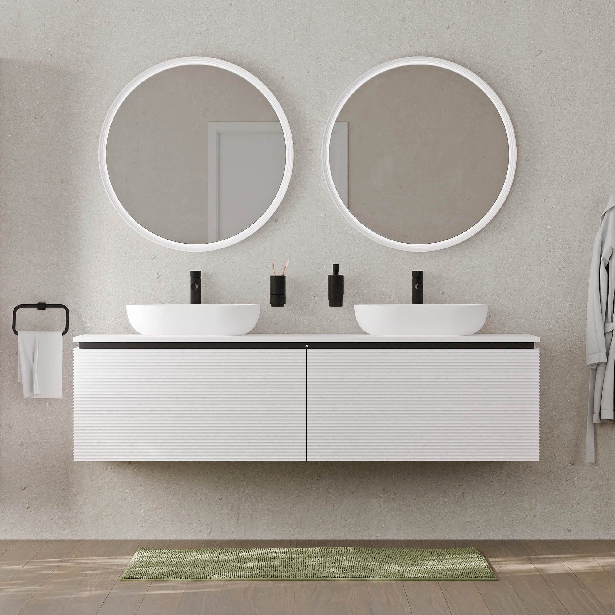 Meuble sous lavabo MAUI 180 cm