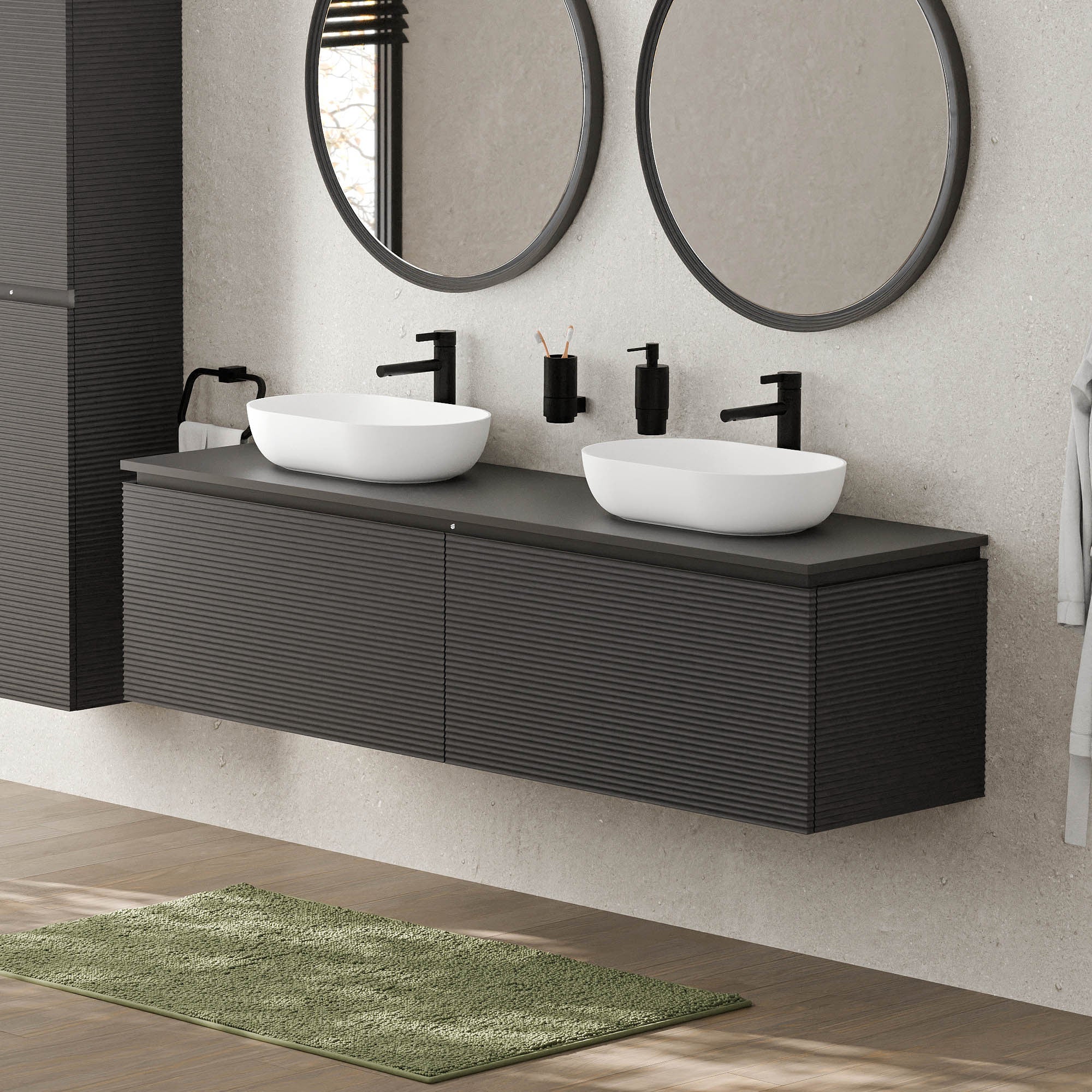 Meuble sous lavabo MAUI 180 cm