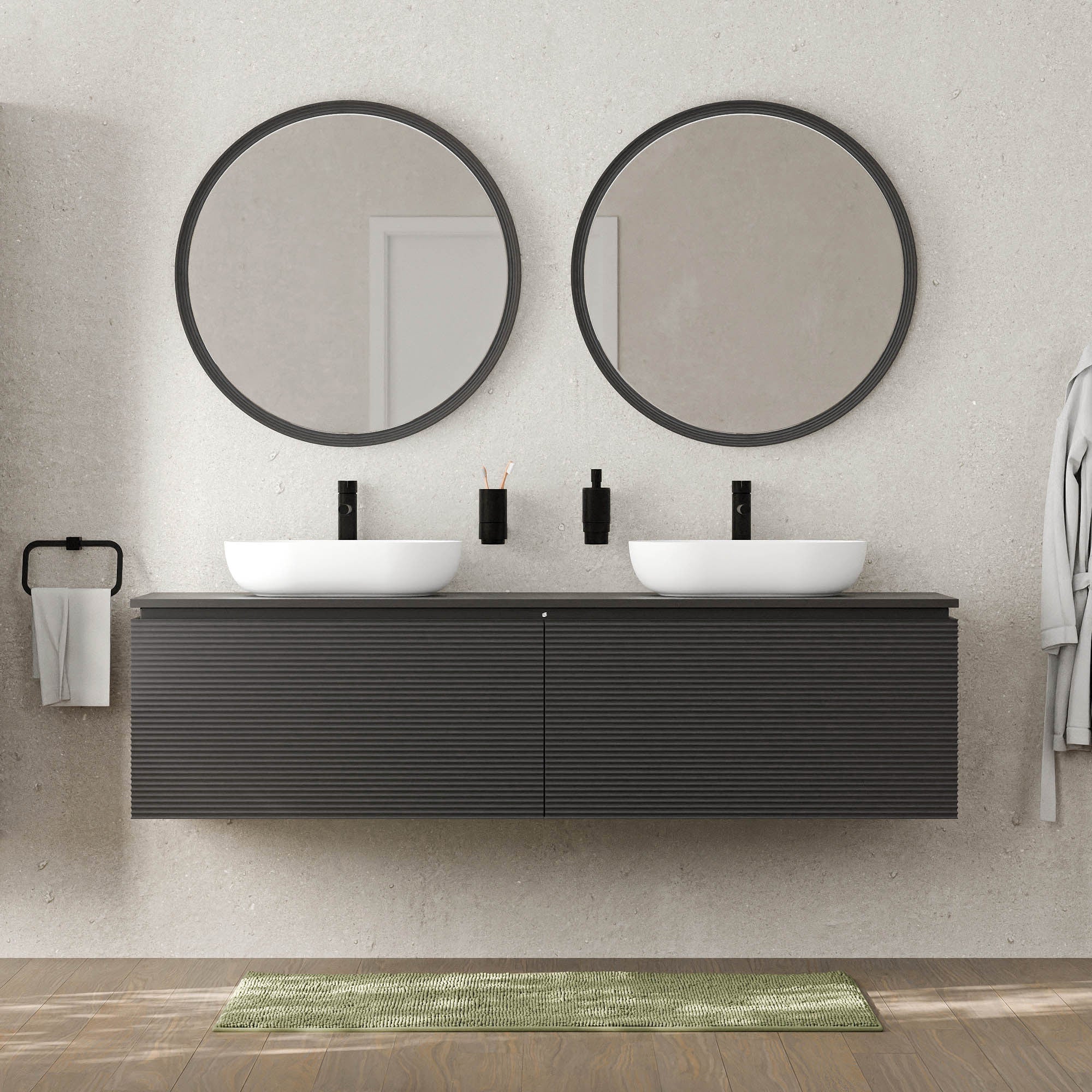 Meuble sous lavabo MAUI 180 cm
