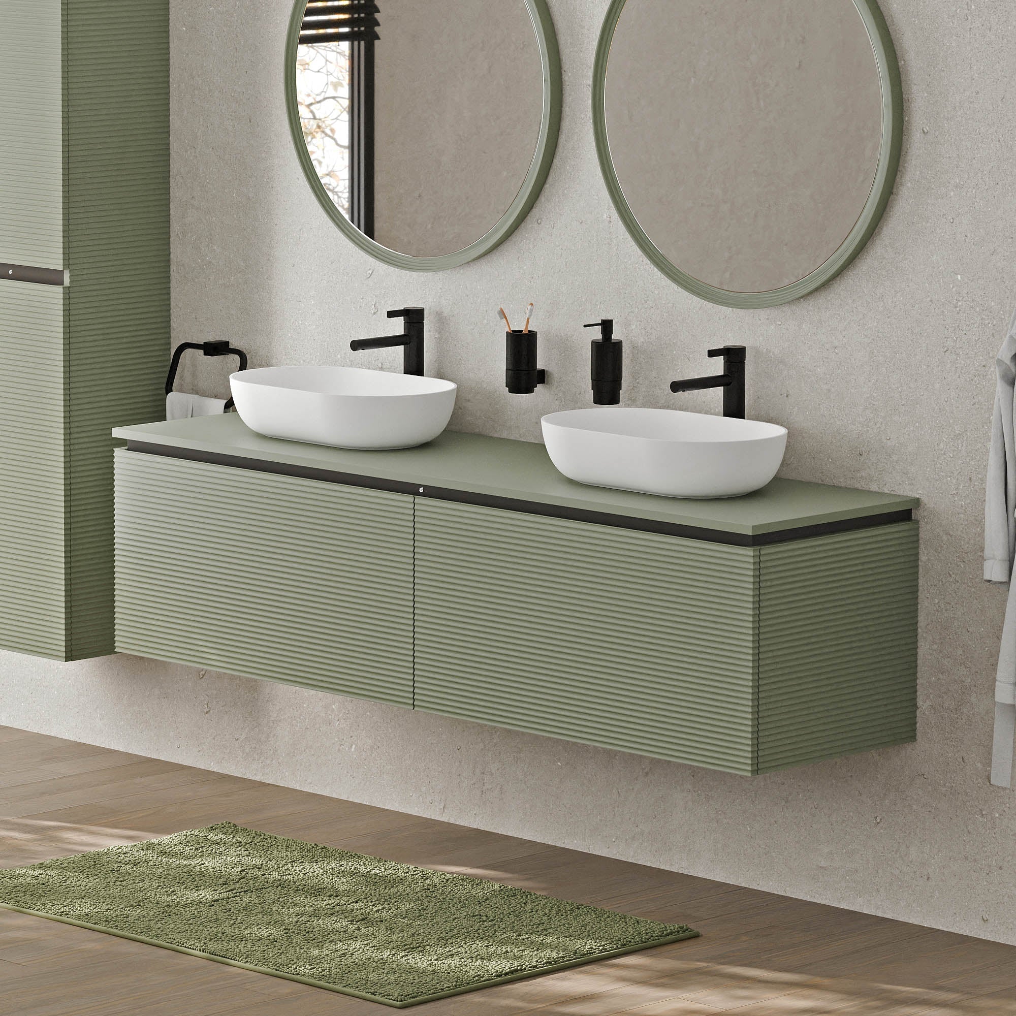 Meuble sous lavabo MAUI 180 cm