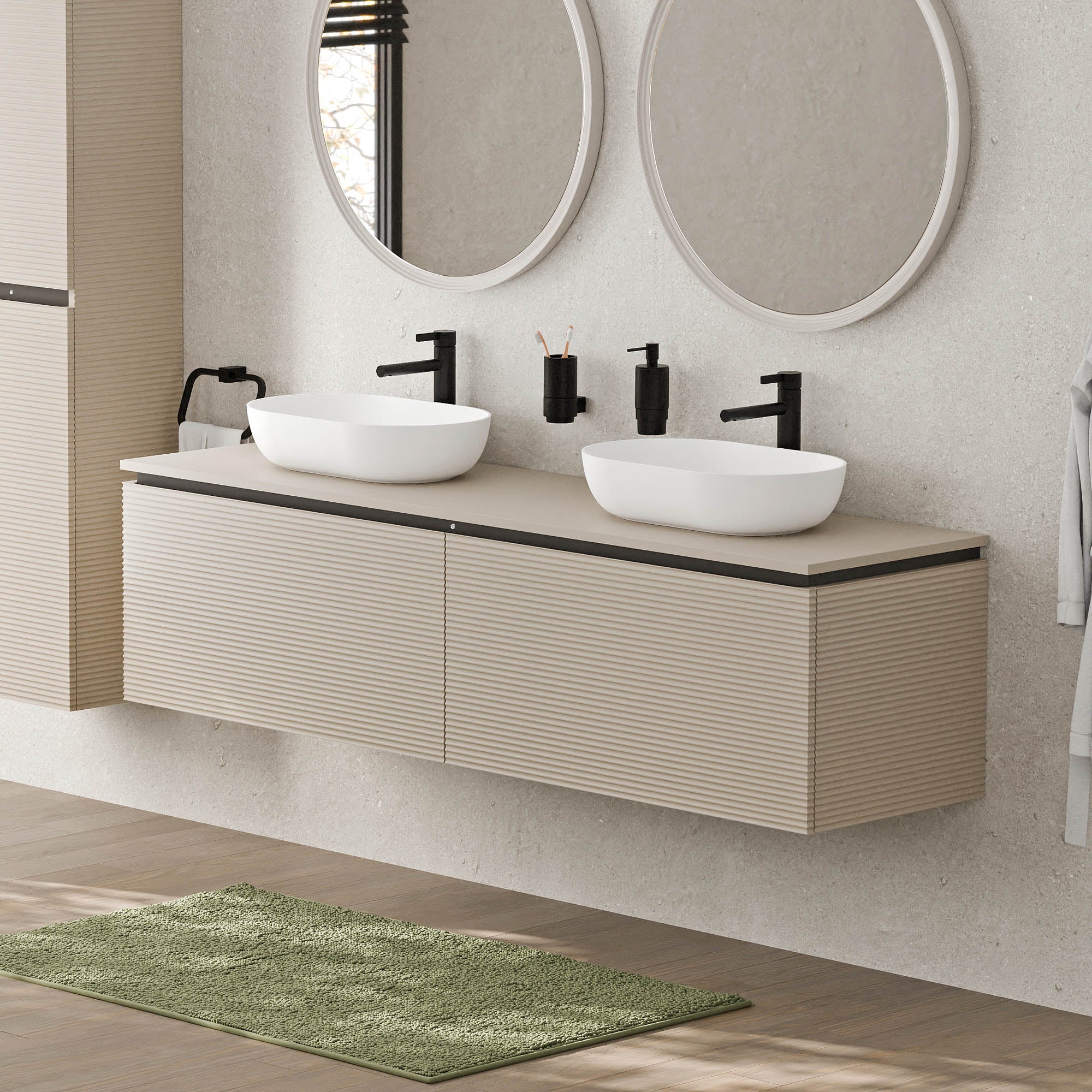 Meuble sous lavabo MAUI 180 cm