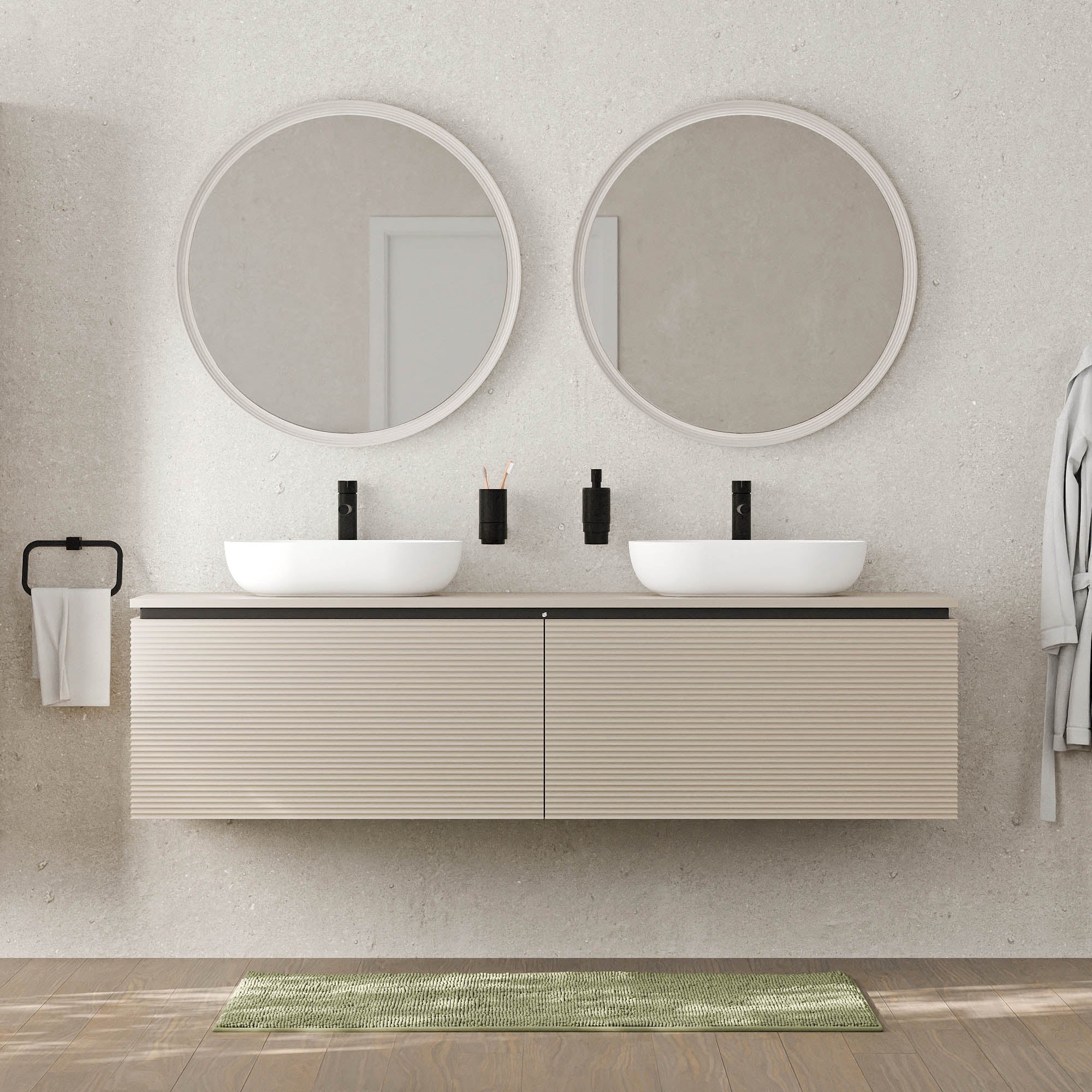 Meuble sous lavabo MAUI 180 cm