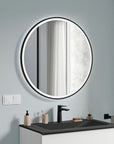 Miroir de salle de bains VARO FRAME rond