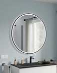Miroir de salle de bains VARO FRAME rond