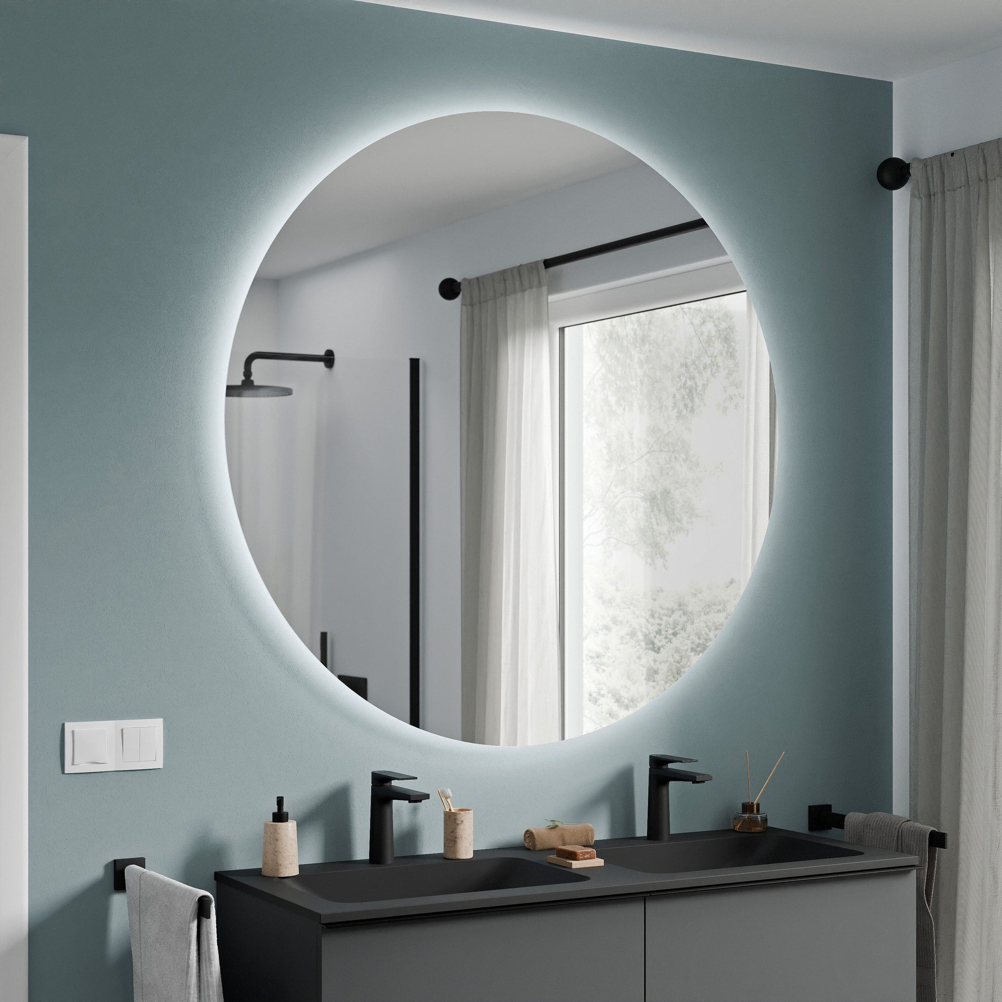 Miroir de salle de bain NEO rond