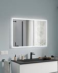 Miroir de salle de bain VARO rectangulaire