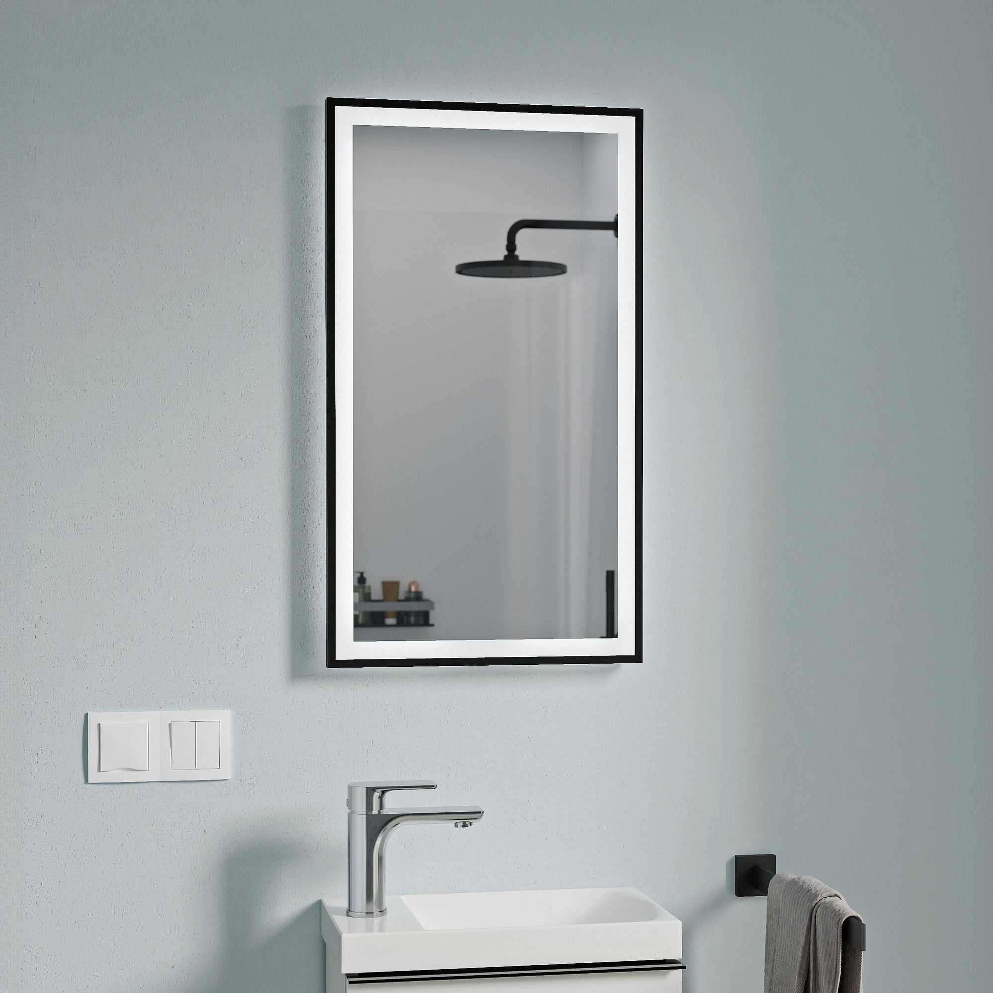 Miroir de salle de bain VARO FRAME rectangulaire