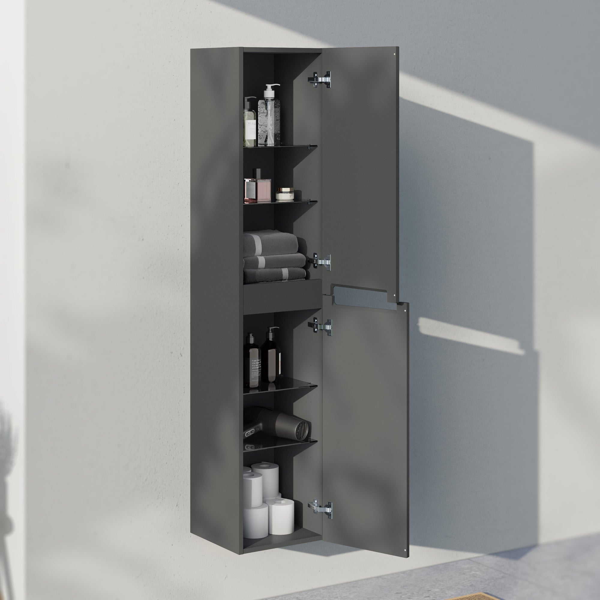 Ensemble de meubles de salle de bain VIREO 80 cm avec lavabo